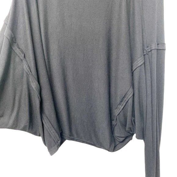 Free People Free People Black Dolman Turtleneck Top Size S / US 4 / IT 40 - 7 Thumbnail