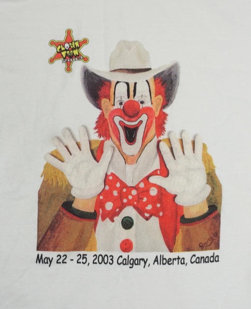 Vintage 2003 Clown Fun Festival T-Shirt 00's Vintage Size US L / EU 52-54 / 3 - 2 Thumbnail