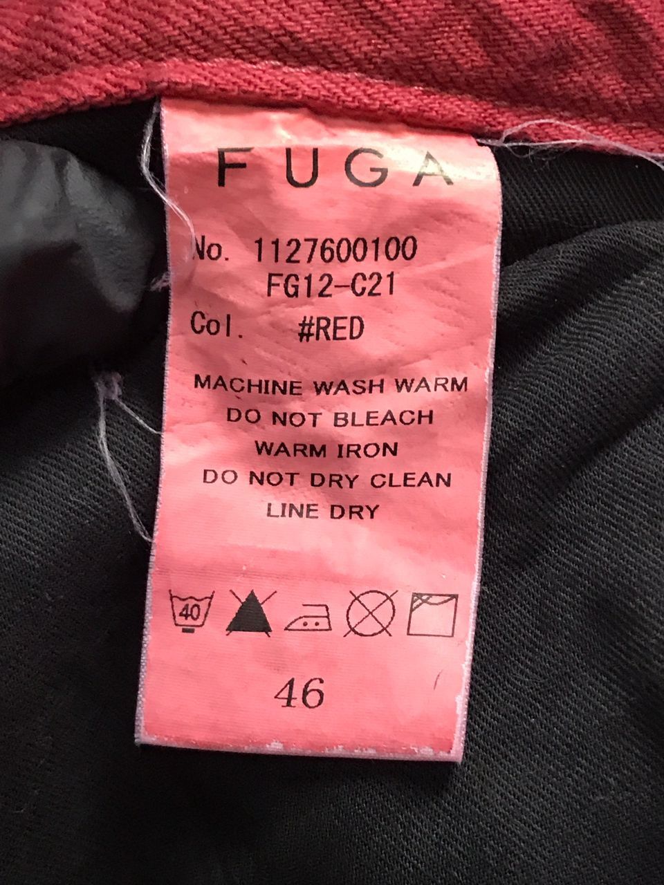 Japanese Brand Vintage Fuga Denim Size US 32 / EU 48 - 10 Thumbnail