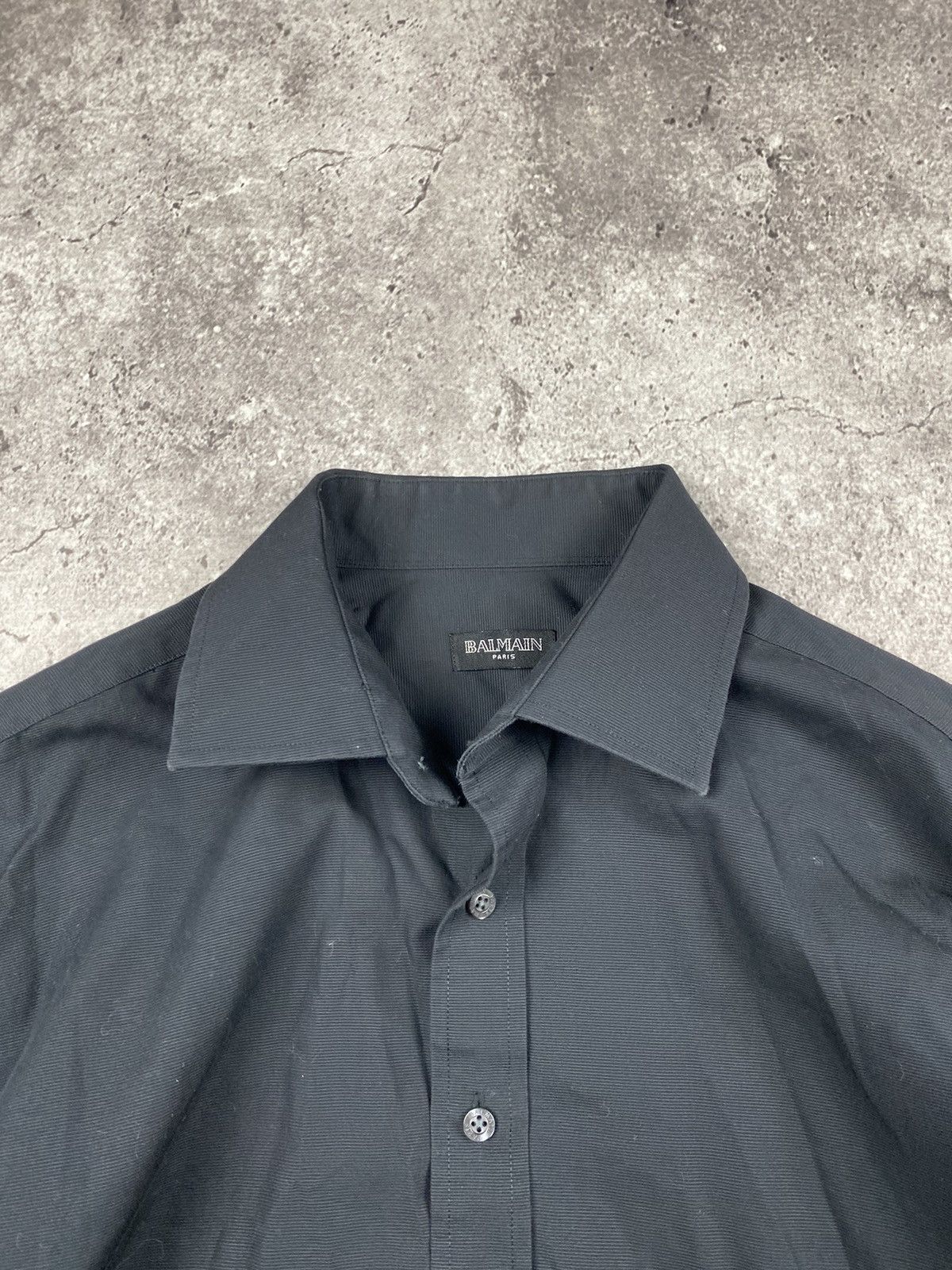 Balmain ❌NEED GONE❌OG Balmain 🇯🇵 Market Shawl Collar Oversized Shirt Size US XL / EU 56 / 4 - 3 Thumbnail