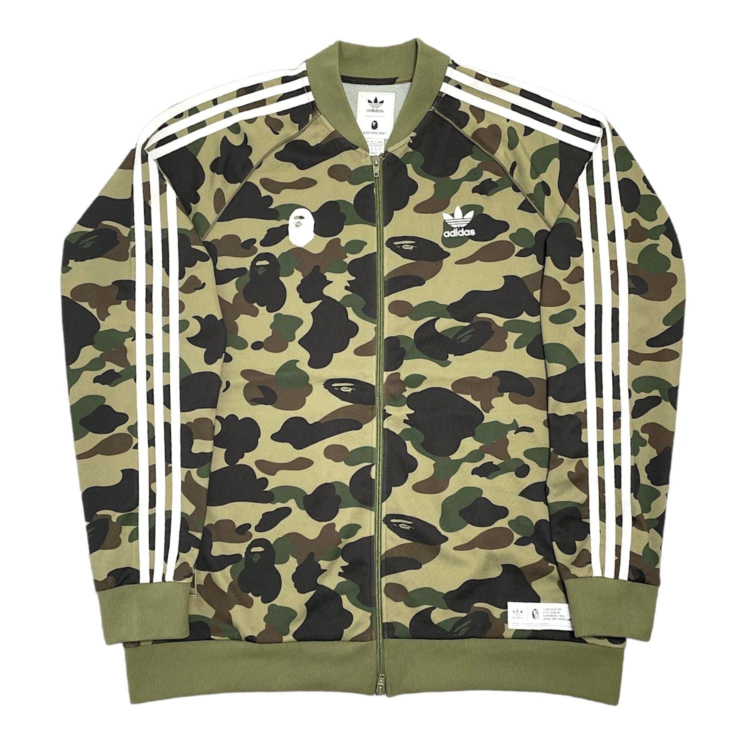 Bape x adidas adicolor Track Top Olive Cargo Grailed