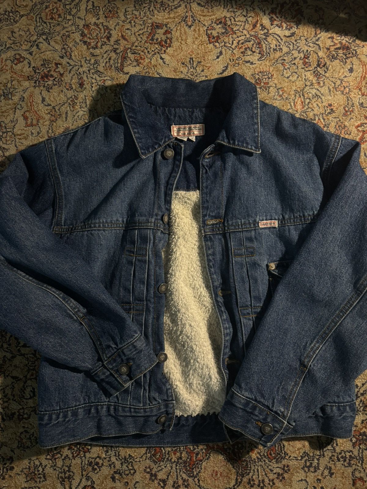 Georges Marciano × Guess Vintage Guess George Marciano Denim jacket Size S / US 4 / IT 40 - 1 Thumbnail