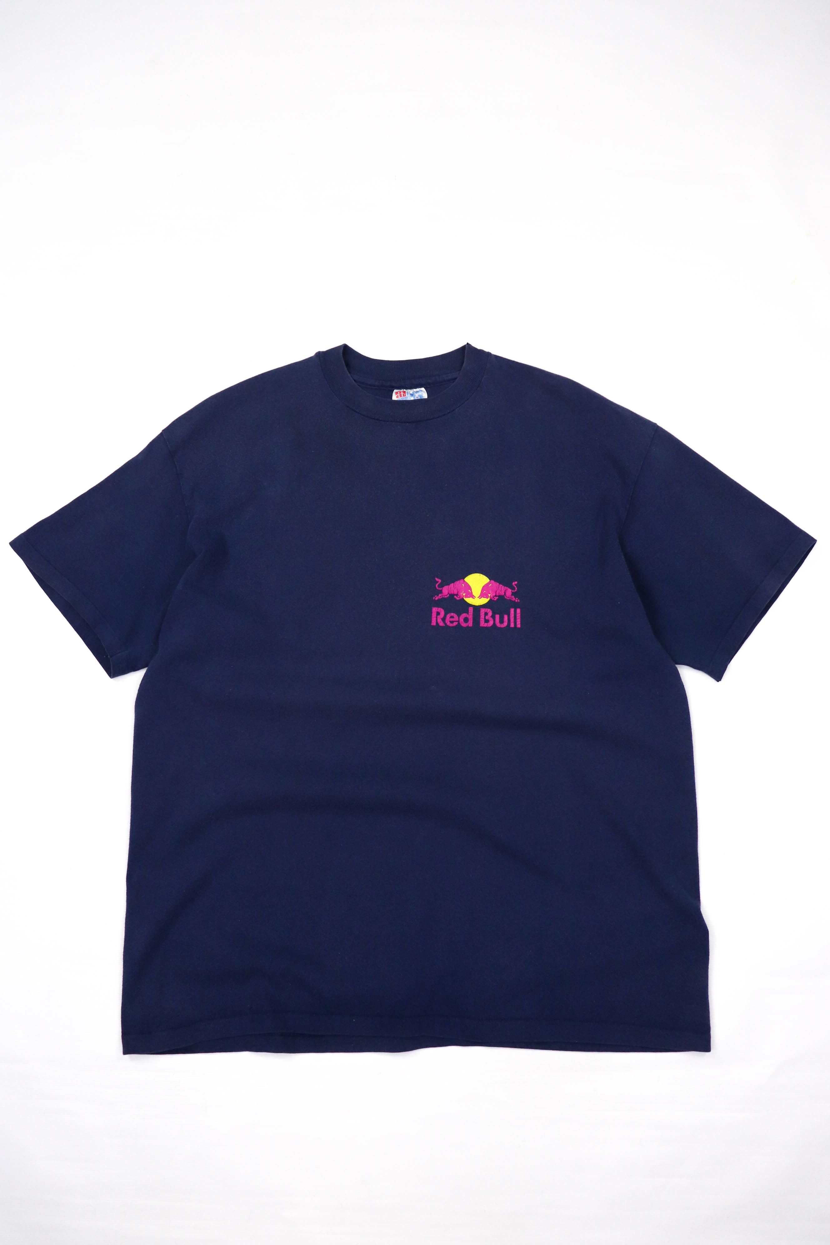 Red Bull Red Bull Vintage 90s Made in USA Sun Faded Graphics T-shirt Size US XL / EU 56 / 4 - 2 Thumbnail