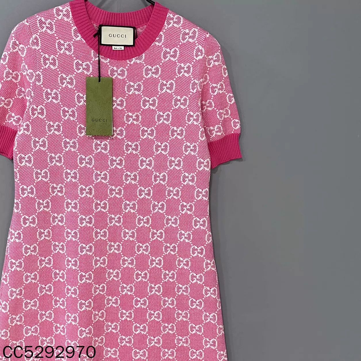 Gucci Gucci Pink GG Print Dress Size S Size S / US 4 / IT 40 - 2 Thumbnail