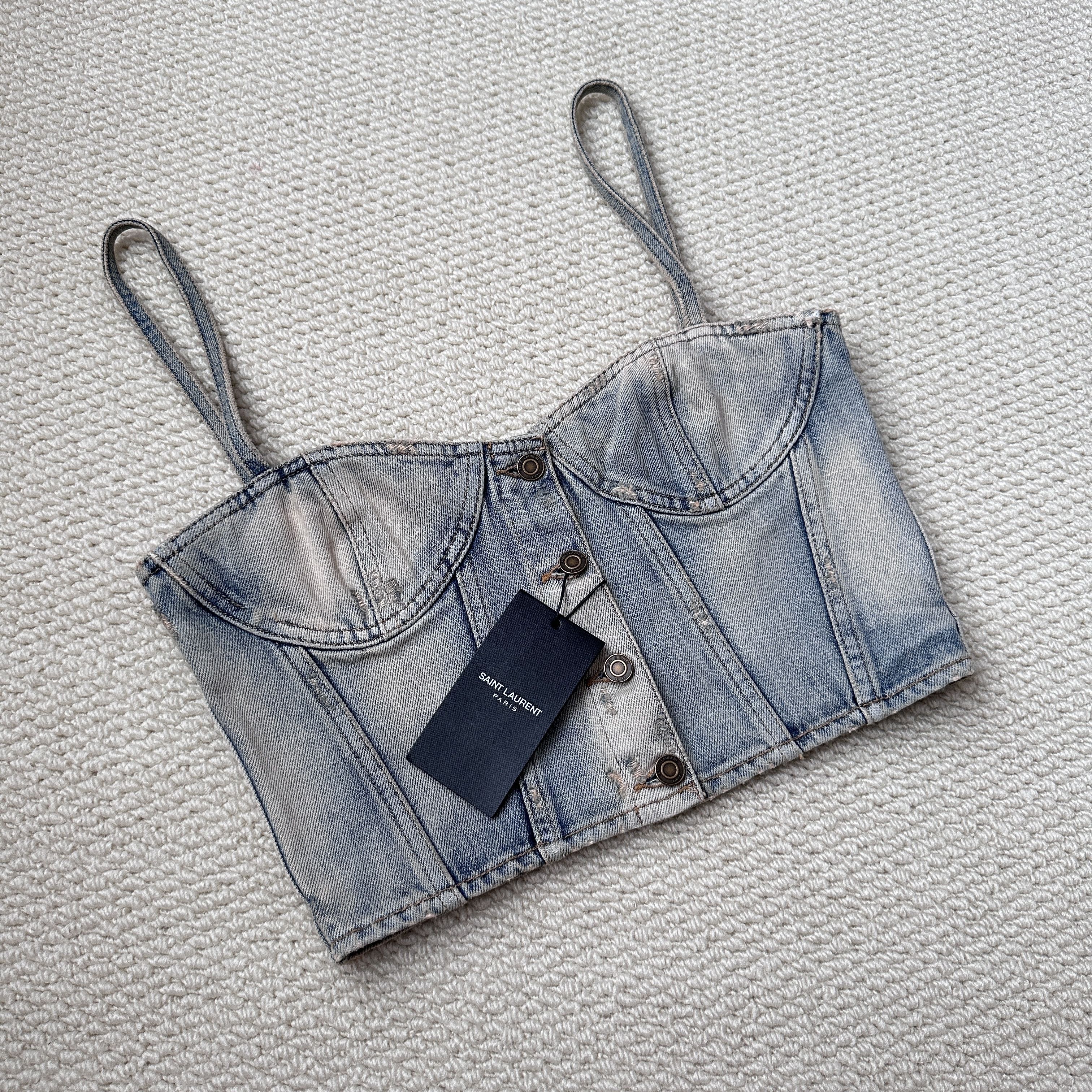 Saint Laurent Paris Saint Laurent denim top Size XS / US 0-2 / IT 36-38 - 1 Thumbnail