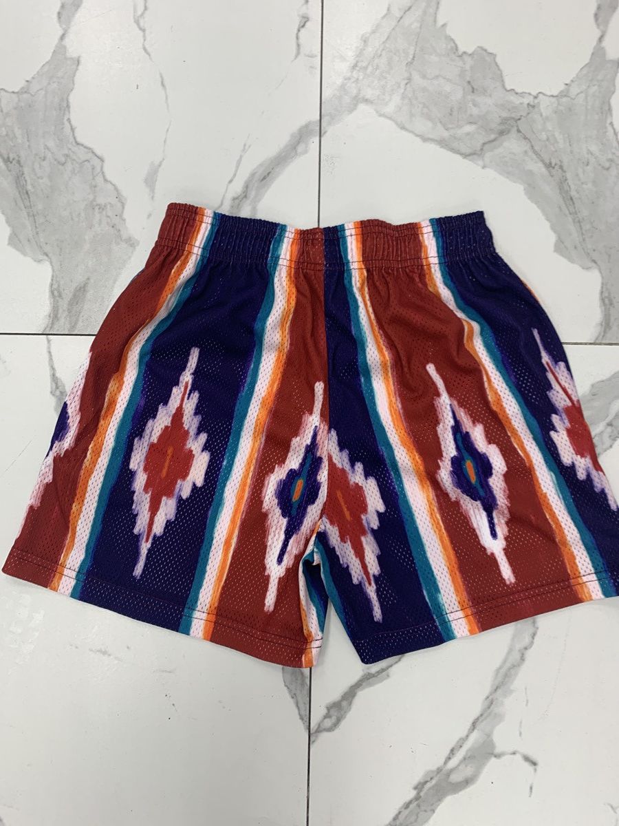 Eric Emanuel Eric Emanuel EE Basic short “Western Print/Blue” Size US 34 / EU 50 - 2 Thumbnail