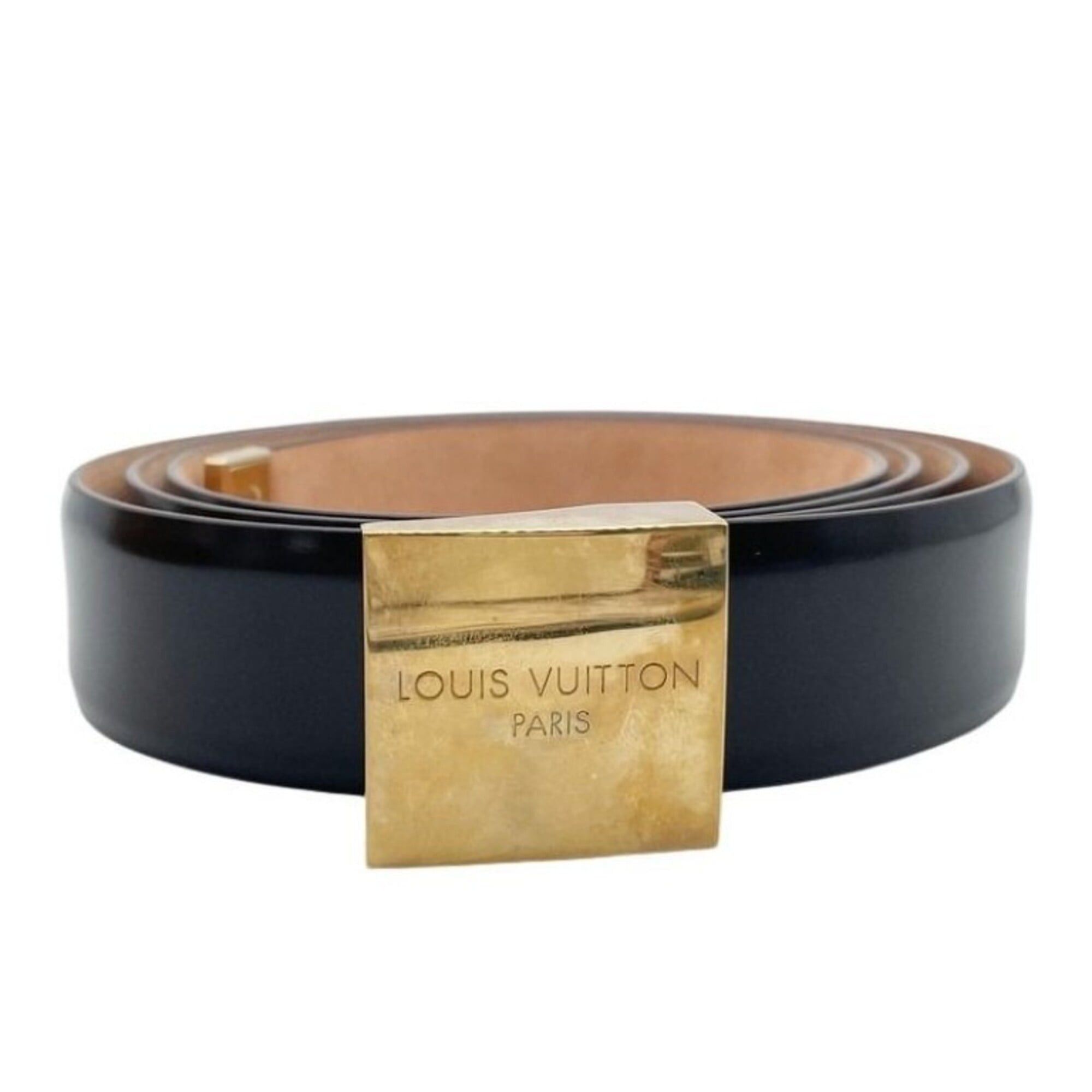 Louis Vuitton Louis Vuitton Belt Ceinture Carrée Brown Leather Unisex Size ONE SIZE - 1 Thumbnail