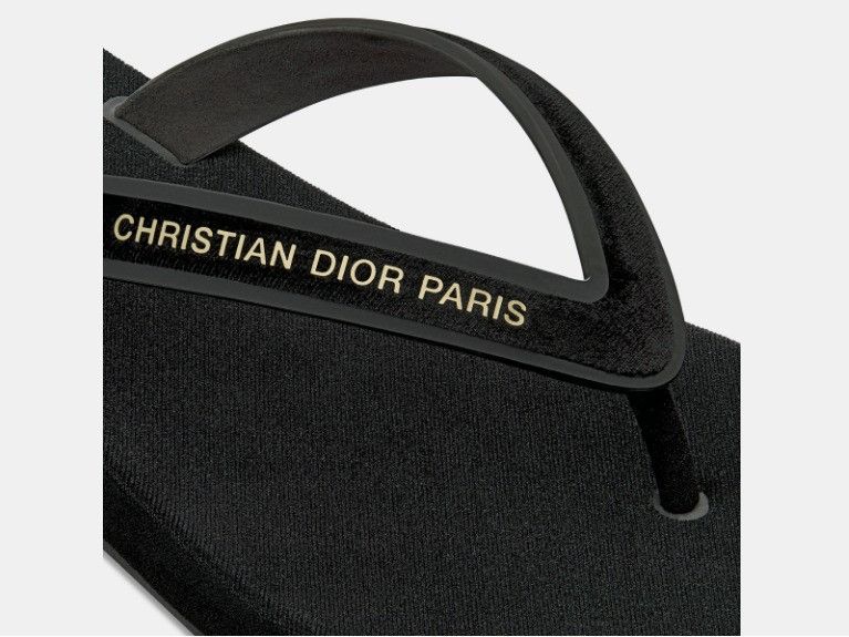 Dior o1w1db11024 Thong Sandals in Black Size US 12 / IT 42 - 4 Thumbnail