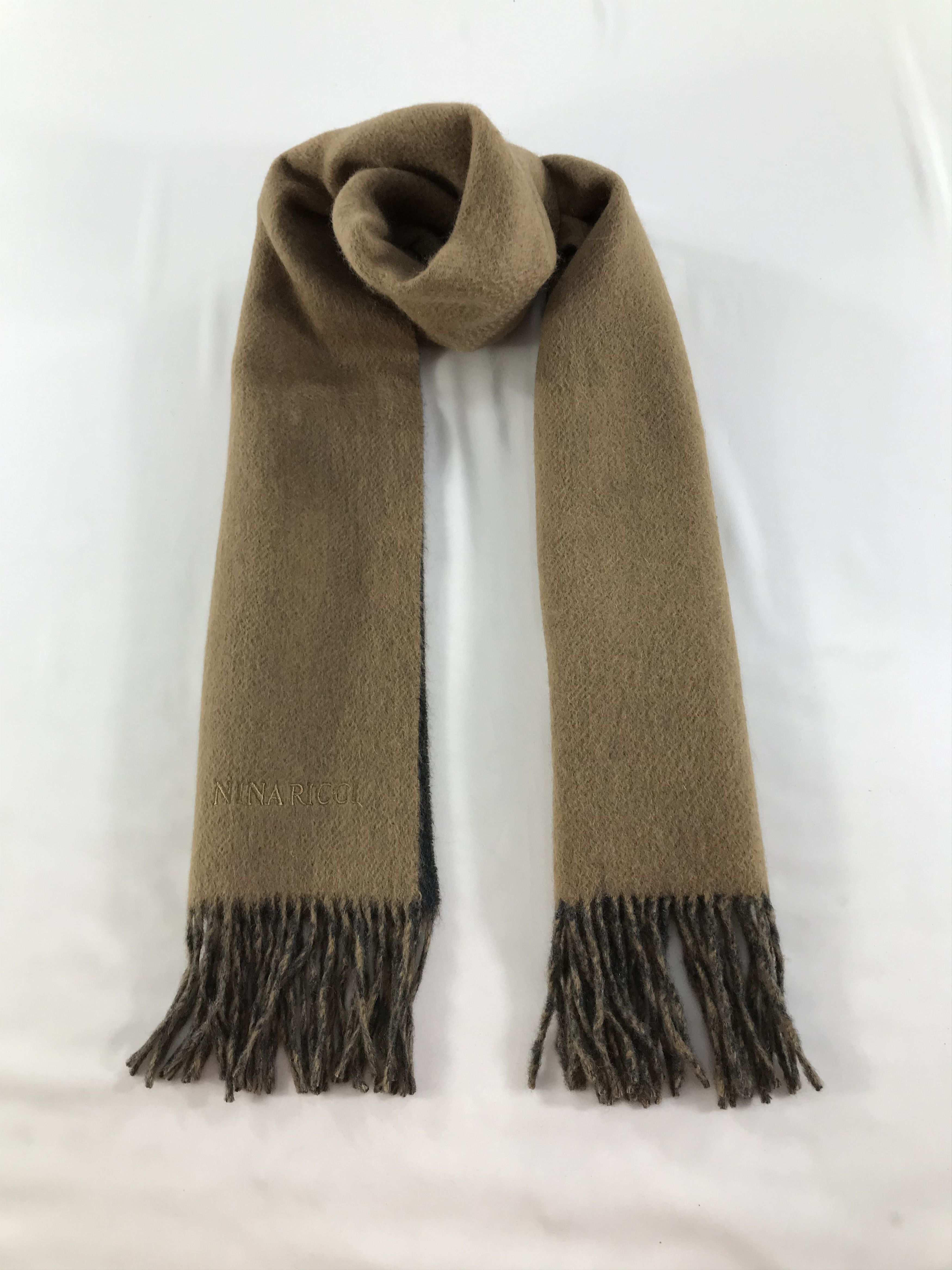 Nina Ricci Nina Ricci Cashmere Scarf Muffler Neckgear Neck Warmer V69 Size ONE SIZE - 1 Thumbnail