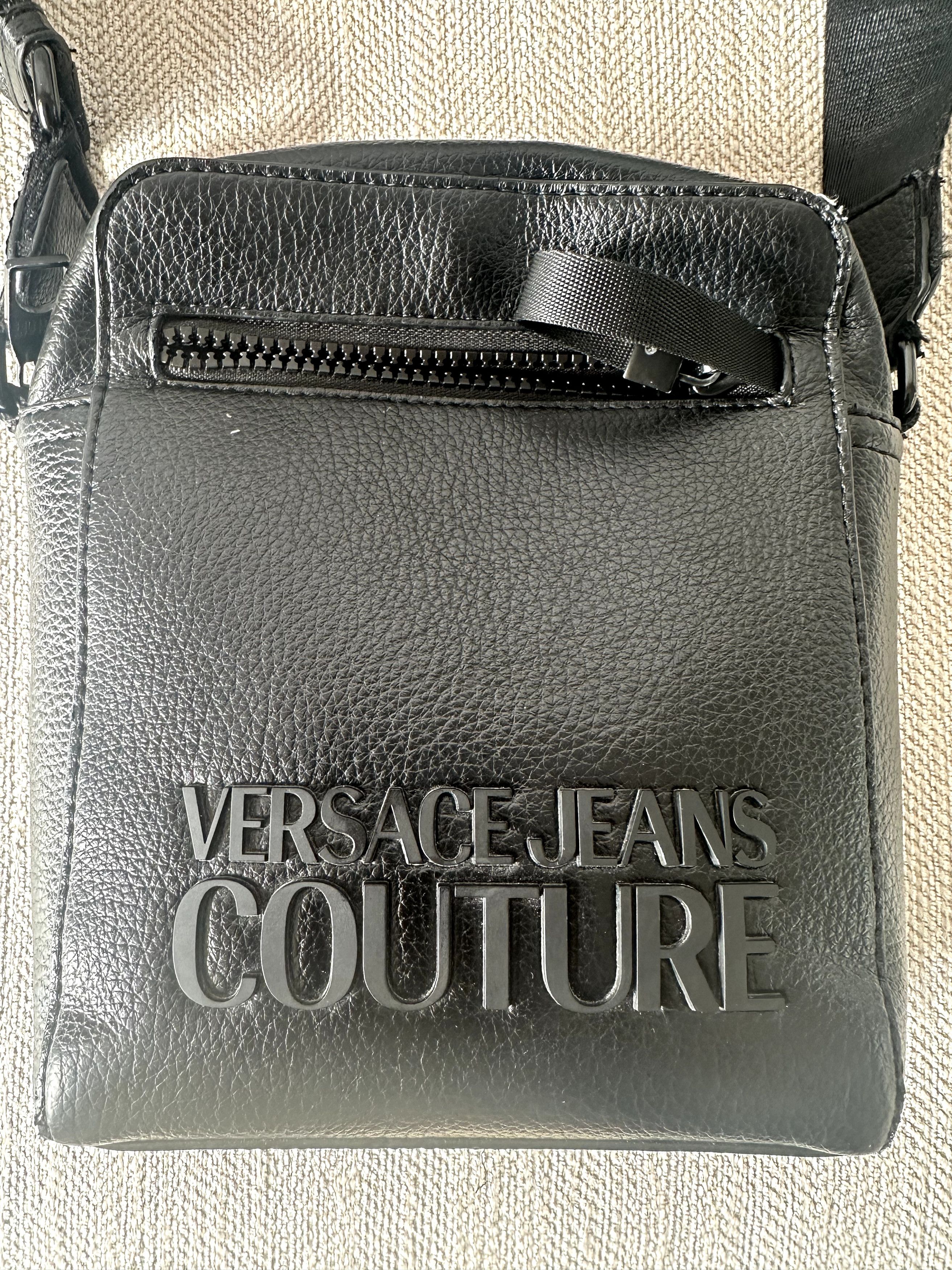 Versace Jeans Couture Versace Jeans Couture Crossbody Messenger Bag Logo Embossed Size ONE SIZE - 6 Thumbnail