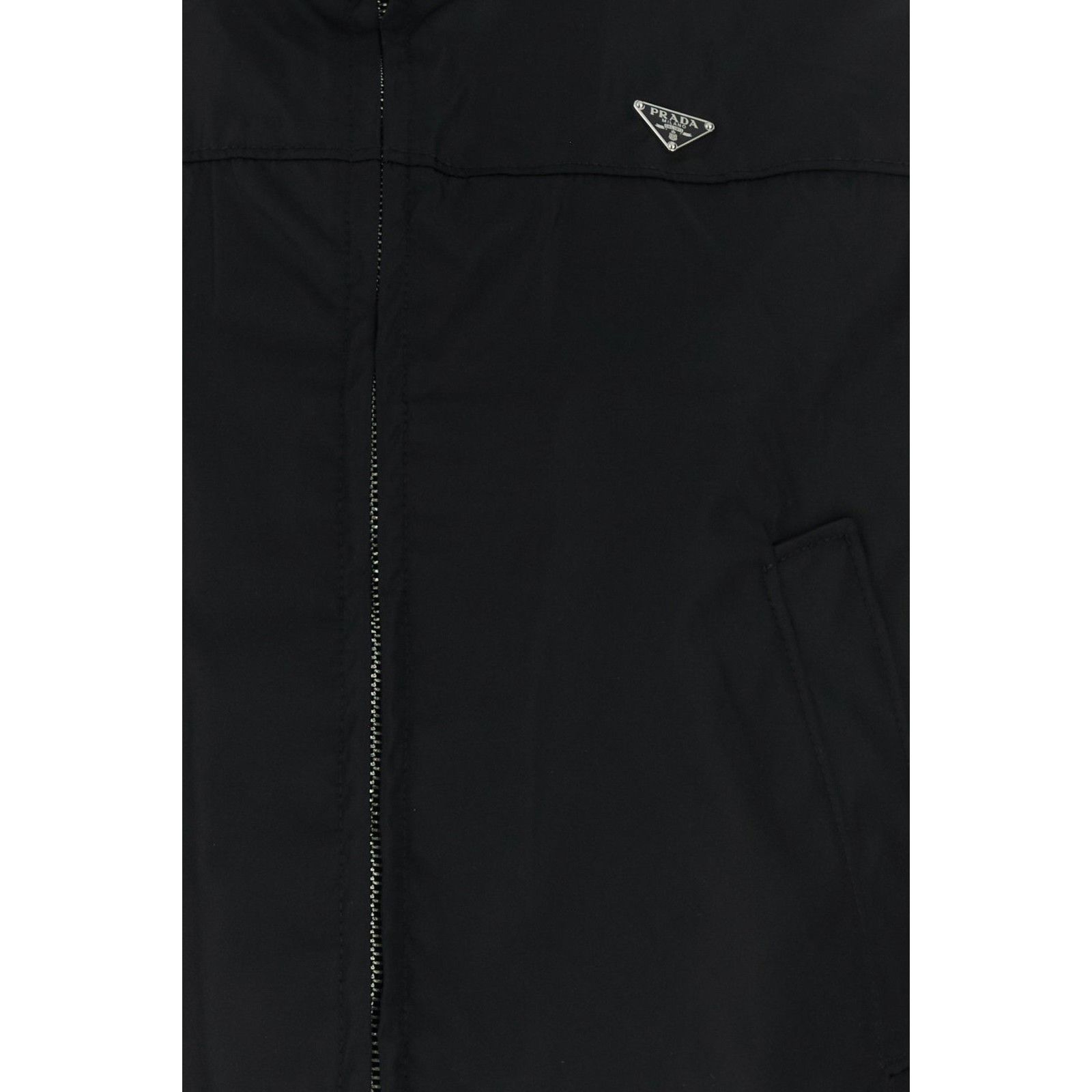 Prada PRADA Black Re-Nylon Jacket New & Authentic (Women's size:IT Size M / US 6-8 / IT 42-44 - 3 Thumbnail