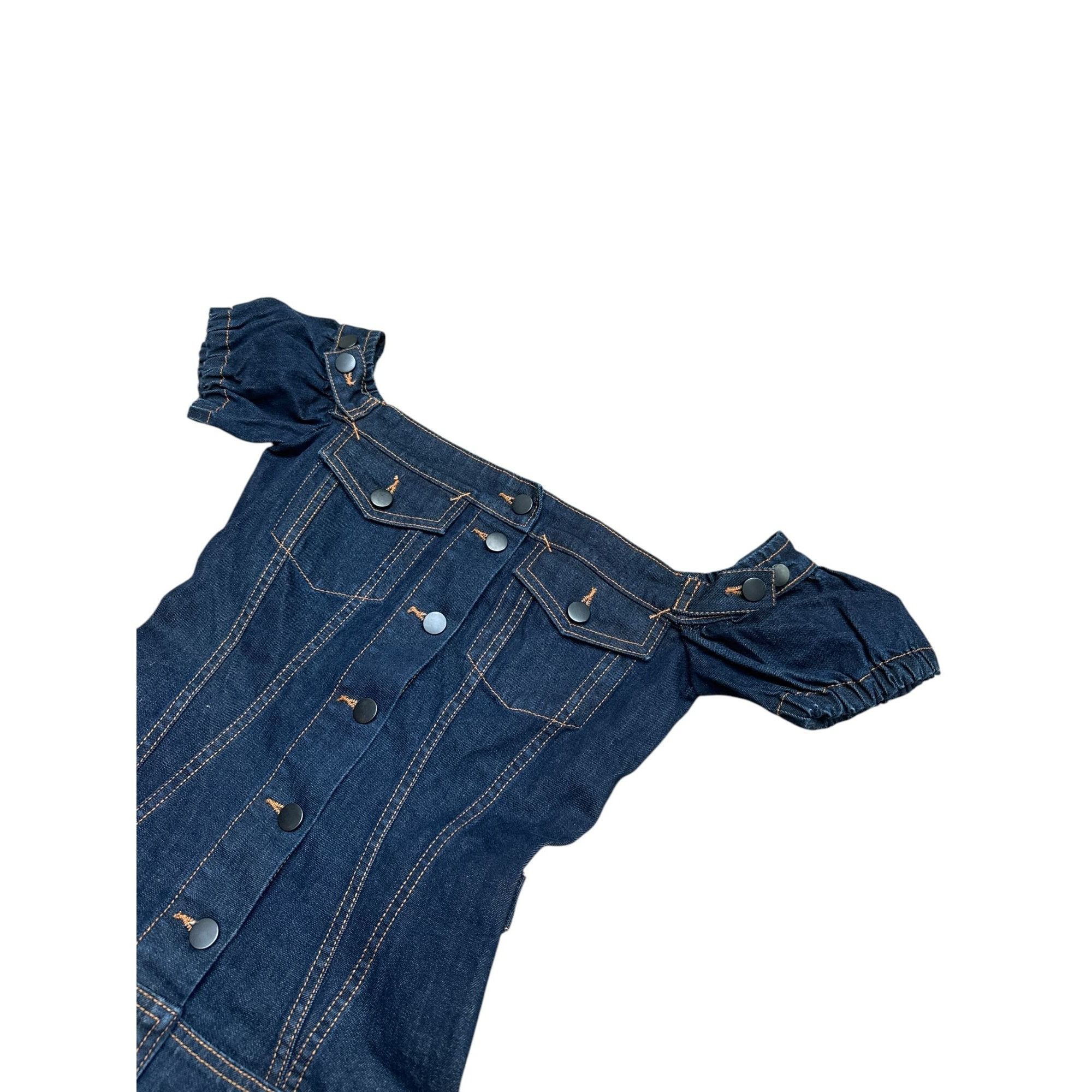 Jean Paul Gaultier Raw denim bustier top Size XS / US 0-2 / IT 36-38 - 2 Thumbnail