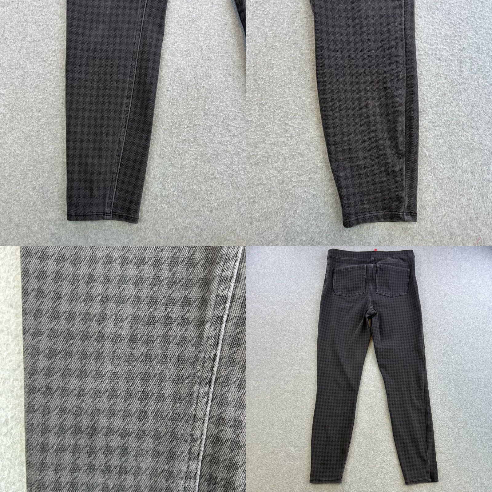 Spanx Spanx Jeggings Womens Large Gray Houndstooth Stretch Waist Skinny Casual Size 36" / US 14 / IT 50 - 8 Thumbnail