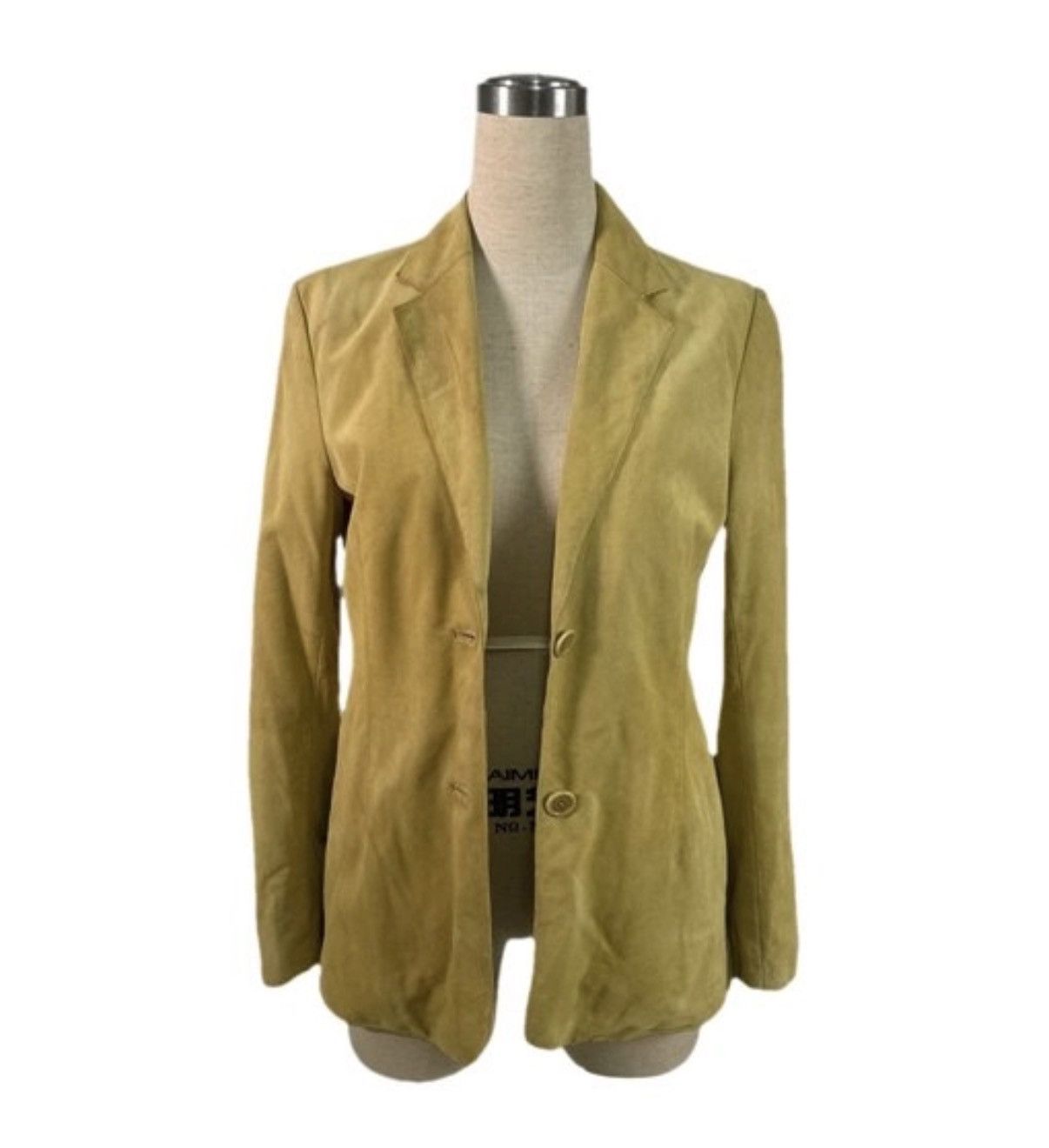 Coach Coach Yellow Suede Blazer Size S / US 4 / IT 40 - 1 Thumbnail