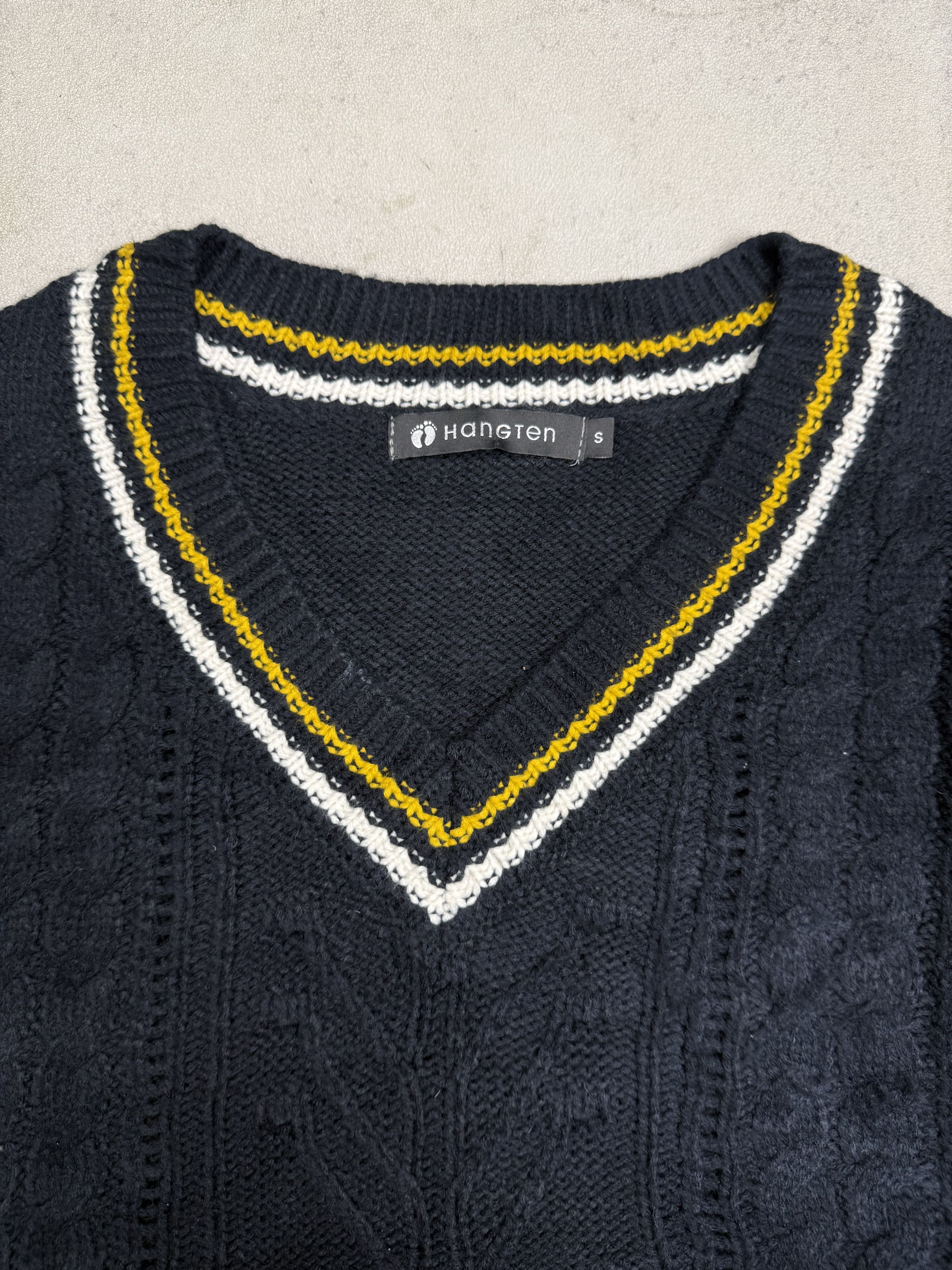 Hang Ten Vintage Hang Ten Cable Knit Cricket Sweater Size US S / EU 44-46 / 1 - 5 Thumbnail