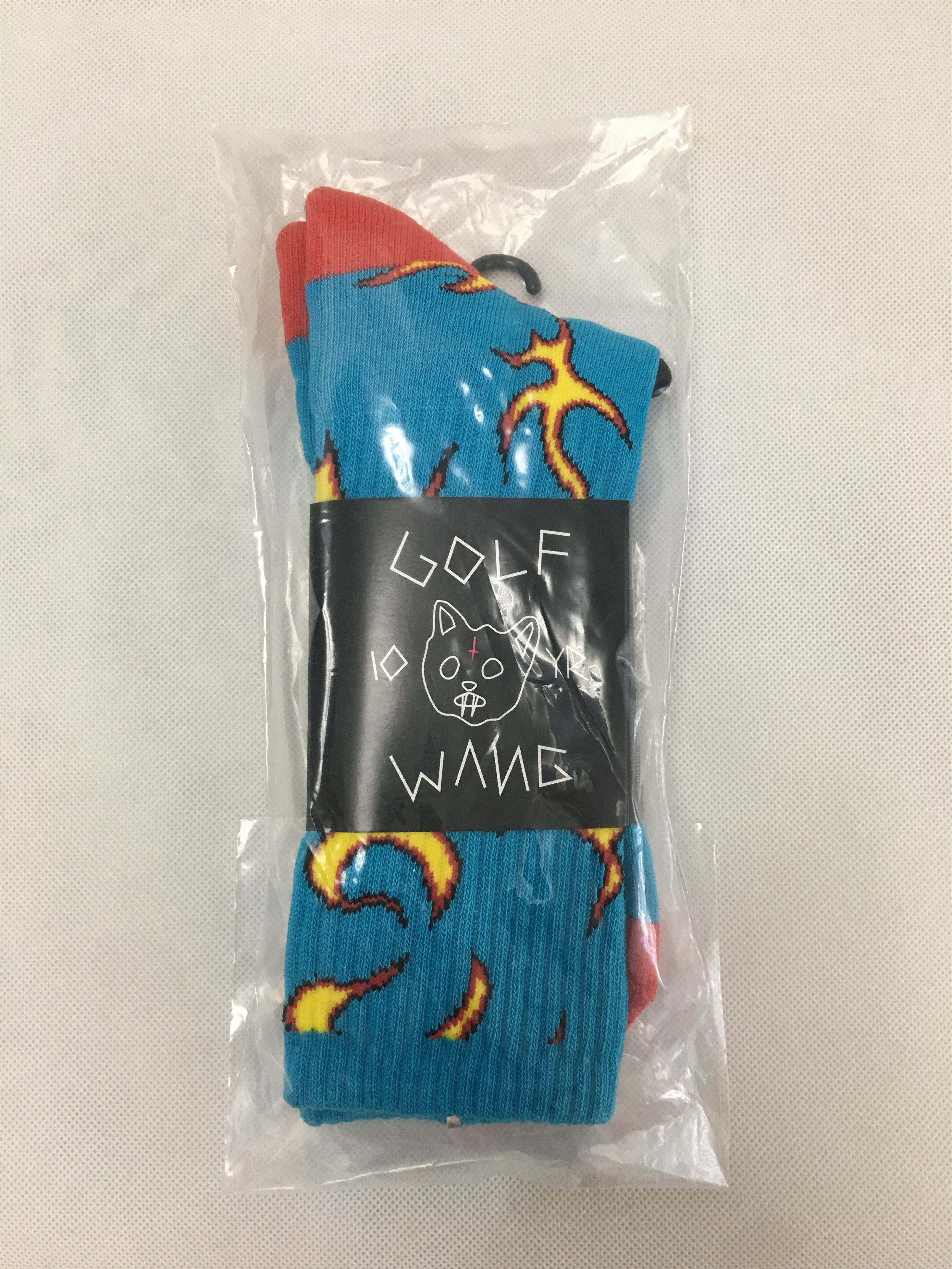 Golf Wang Golf Wang 10th Year Anniversary Flame Socks Size ONE SIZE - 2 Thumbnail