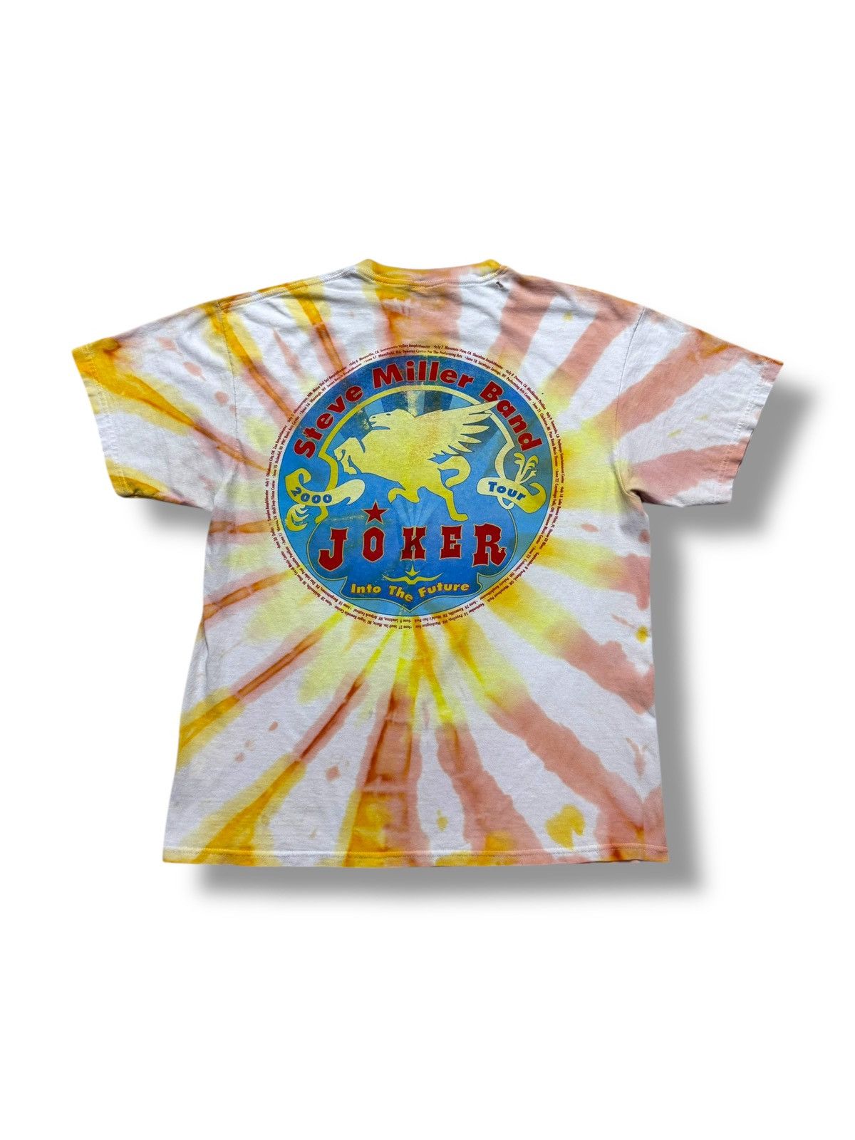 Band Tees × Vintage *RARE* VINTAGE 00s Y2K T SHIRT STEVE MILLER BAND 2000s dyed Size US XL / EU 56 / 4 - 6 Thumbnail