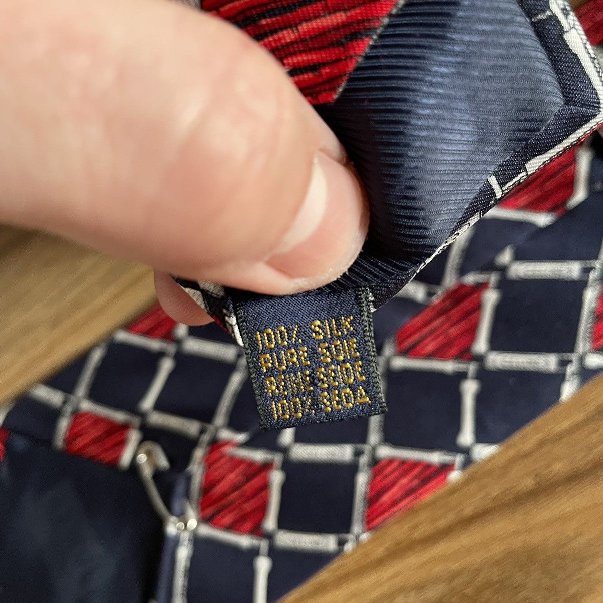Celine Vintage Celine Paris Tie Silk Old Money Style USA 00s Size ONE SIZE - 9 Thumbnail