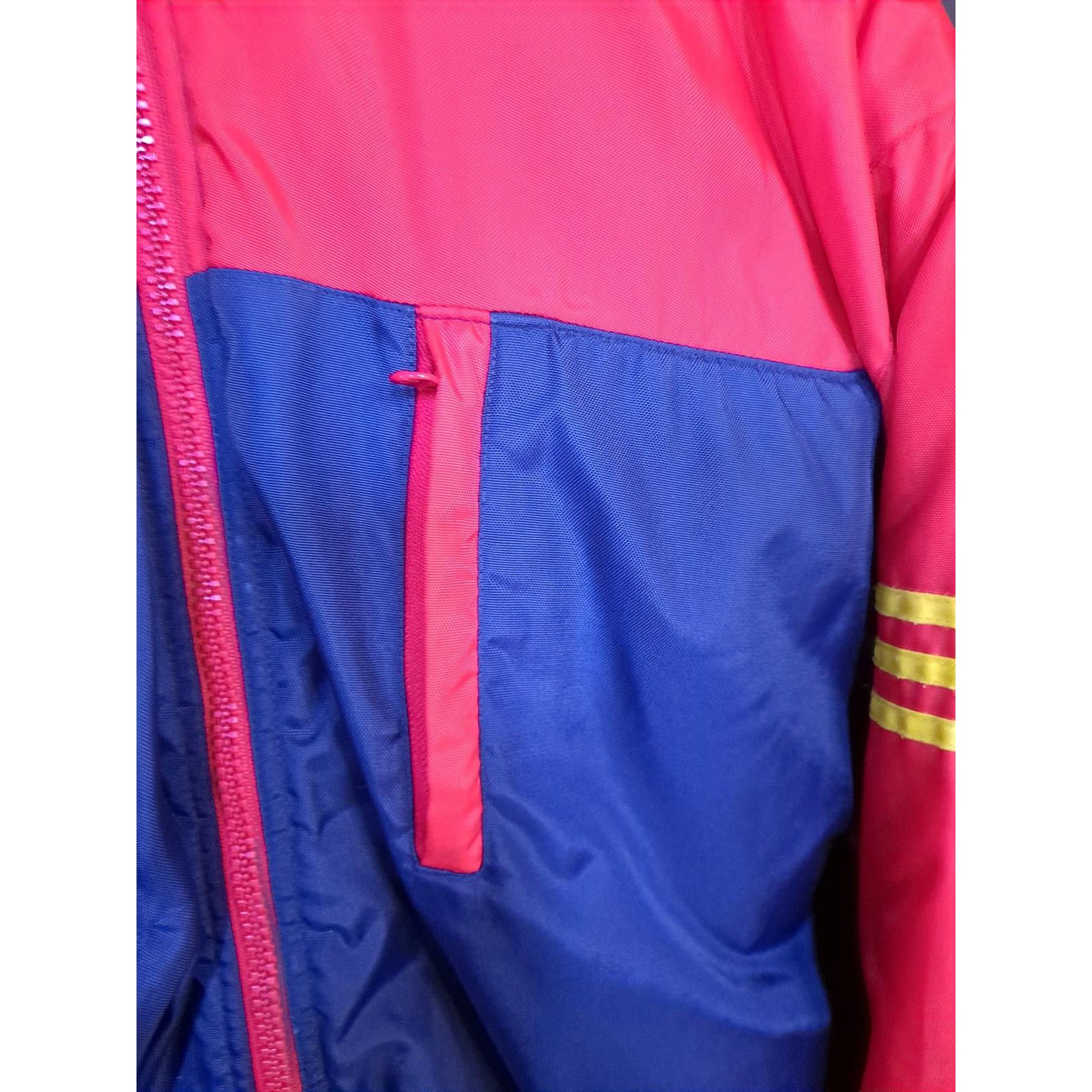 Adidas Vintage Adidas Red, Blue and Yellow Winter Puffer Coat Size Size US L / EU 52-54 / 3 - 2 Thumbnail