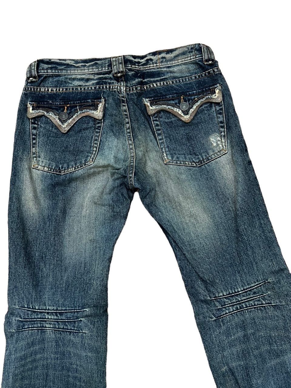 Japanese Brand Edge Rupert Flare Denim Jeans Size US 34 / EU 50 - 5 Thumbnail