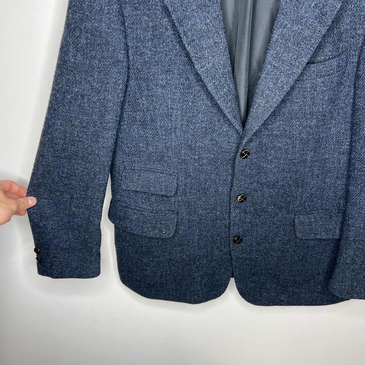 Harris Tweed Rare Vintage Harris Tweed Wool Blazer Size M Size 44R - 5 Thumbnail