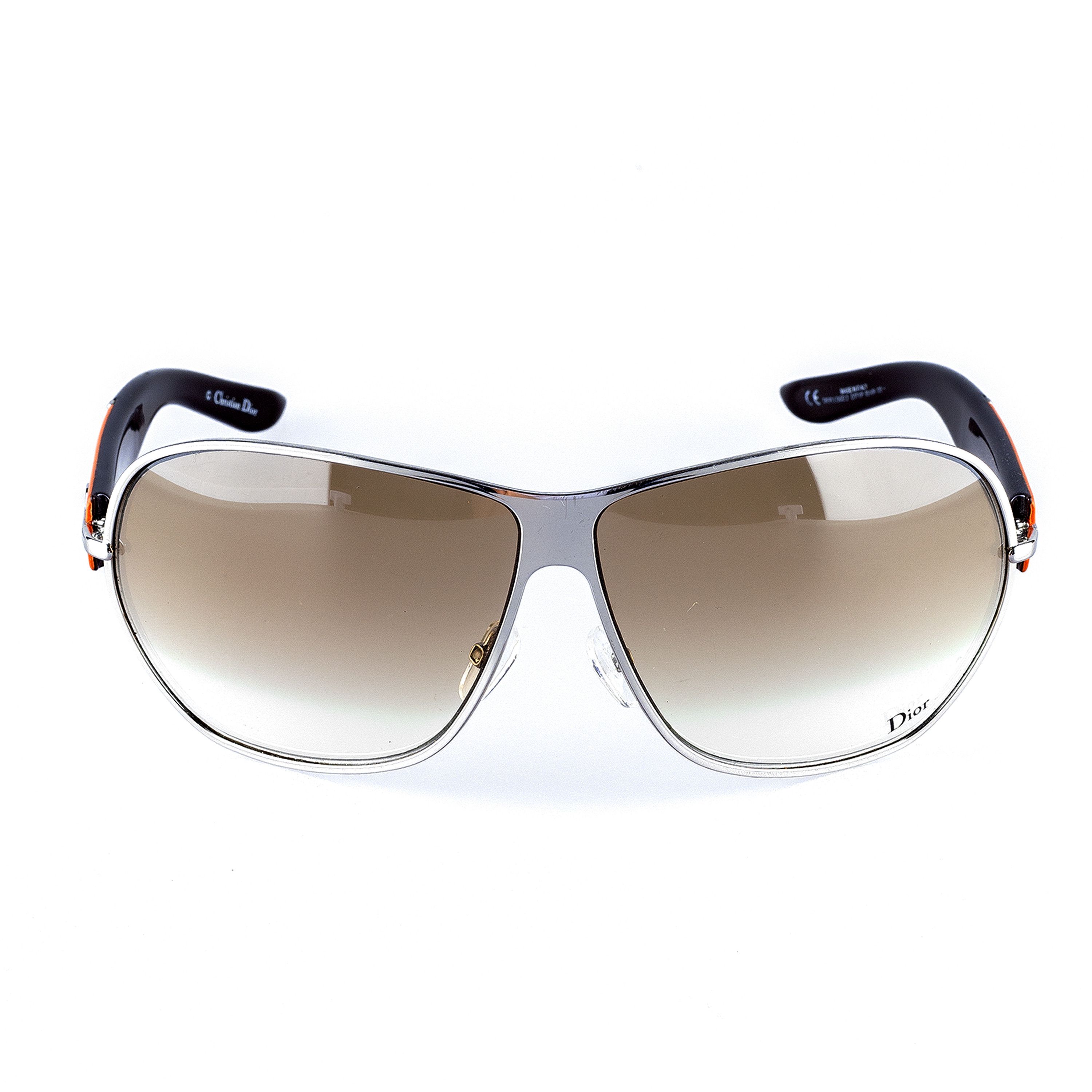 Dior Dior “Dior Logo 2” DTFYP Black/Orange Sunglasses Size ONE SIZE - 4 Thumbnail