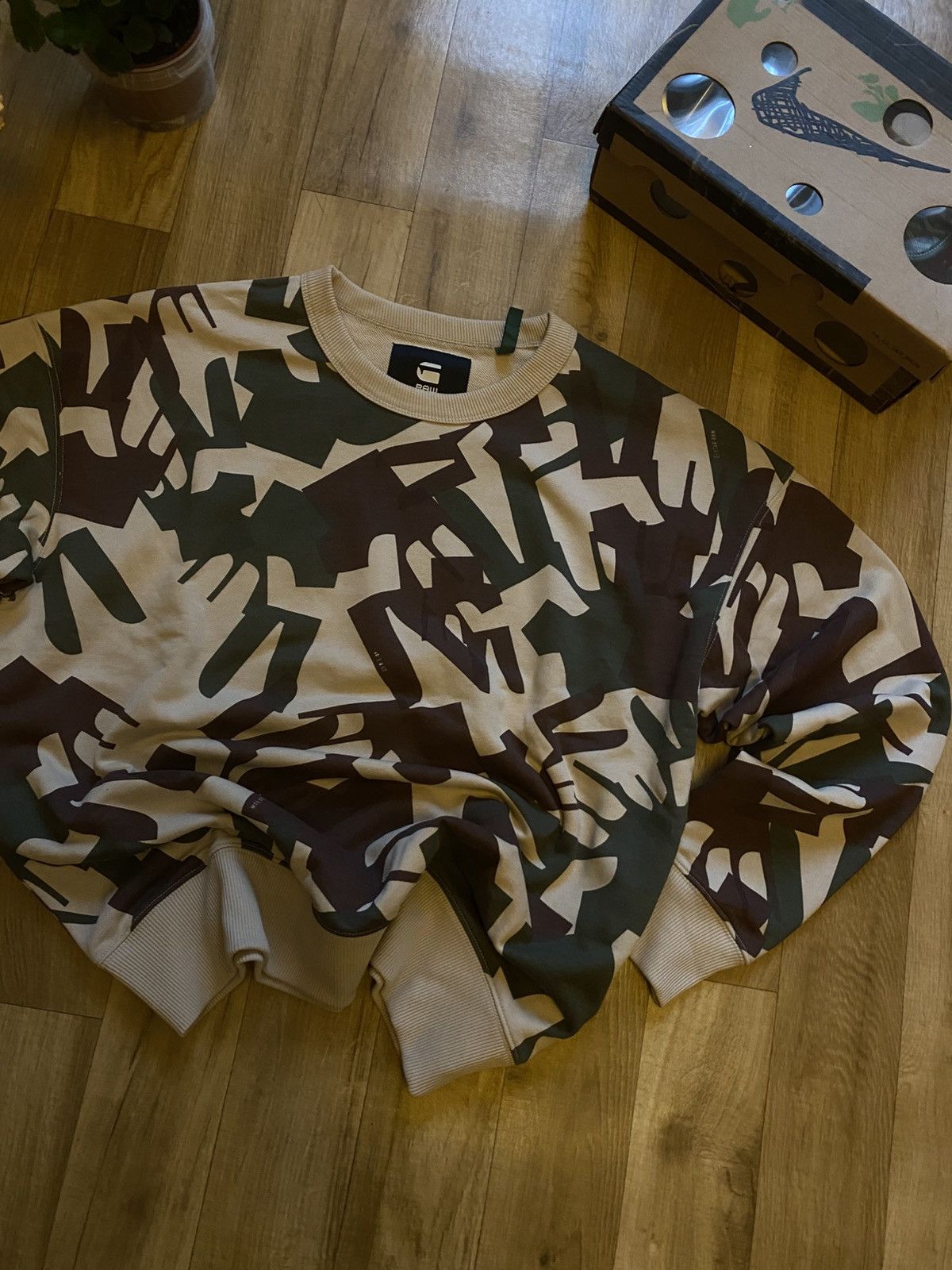G-Star × Vintage G-Star RAW Camo Crewneck Sweatshirt Size US M / EU 48-50 / 2 - 2 Thumbnail