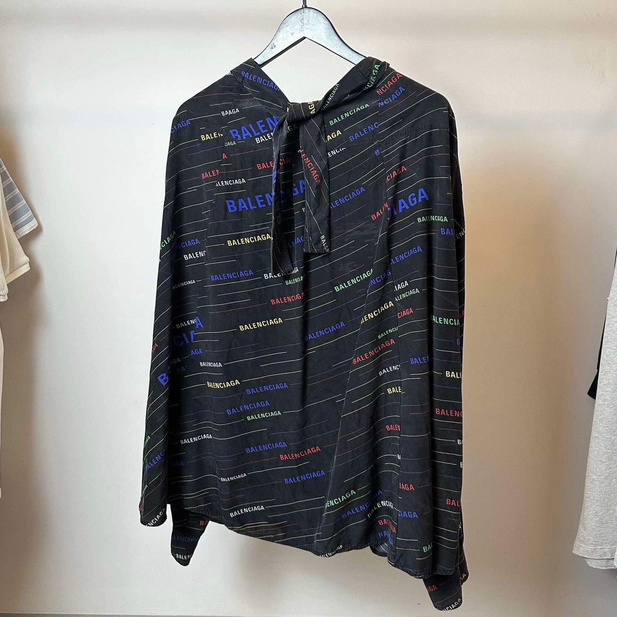 Balenciaga × Designer Balenciaga Multi Coller Silk Shirt Size US M / EU 48-50 / 2 - 2 Thumbnail