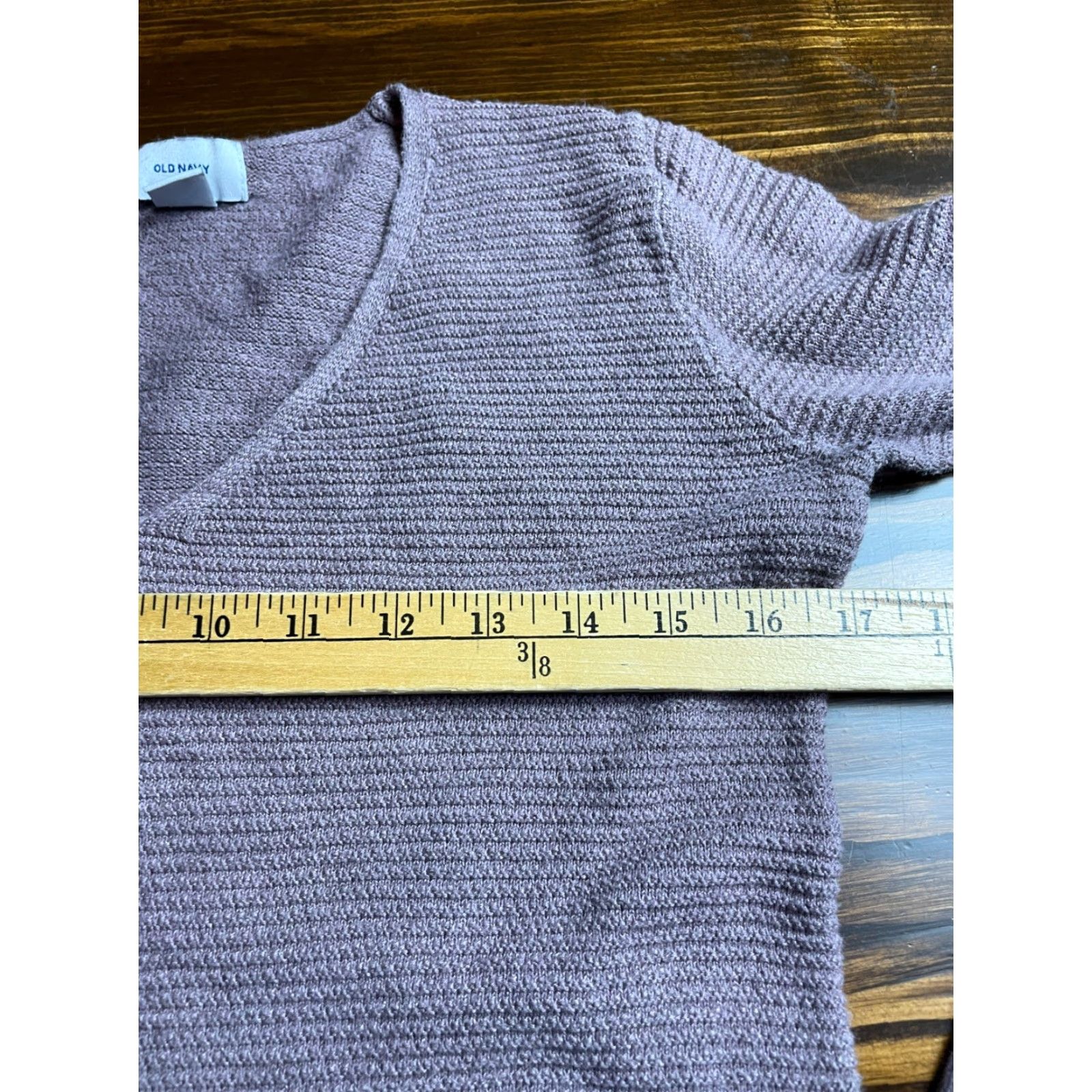 Old Navy Old Navy Women's XS Purple Pullover Round Neck Sweater, Regular Fit, Knit, Long Sleeve, Solid Size XS / US 0-2 / IT 36-38 - 4 Thumbnail