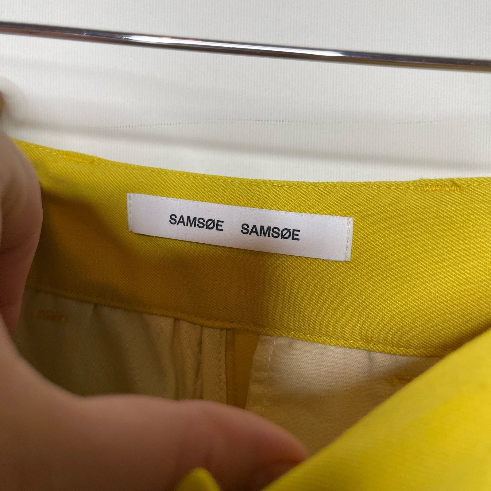 Samsoe Samsoe Samsoe Samsoe High Rise Straight Pleated Luzy Trousers Size 26" / US 2 / IT 38 - 10 Thumbnail