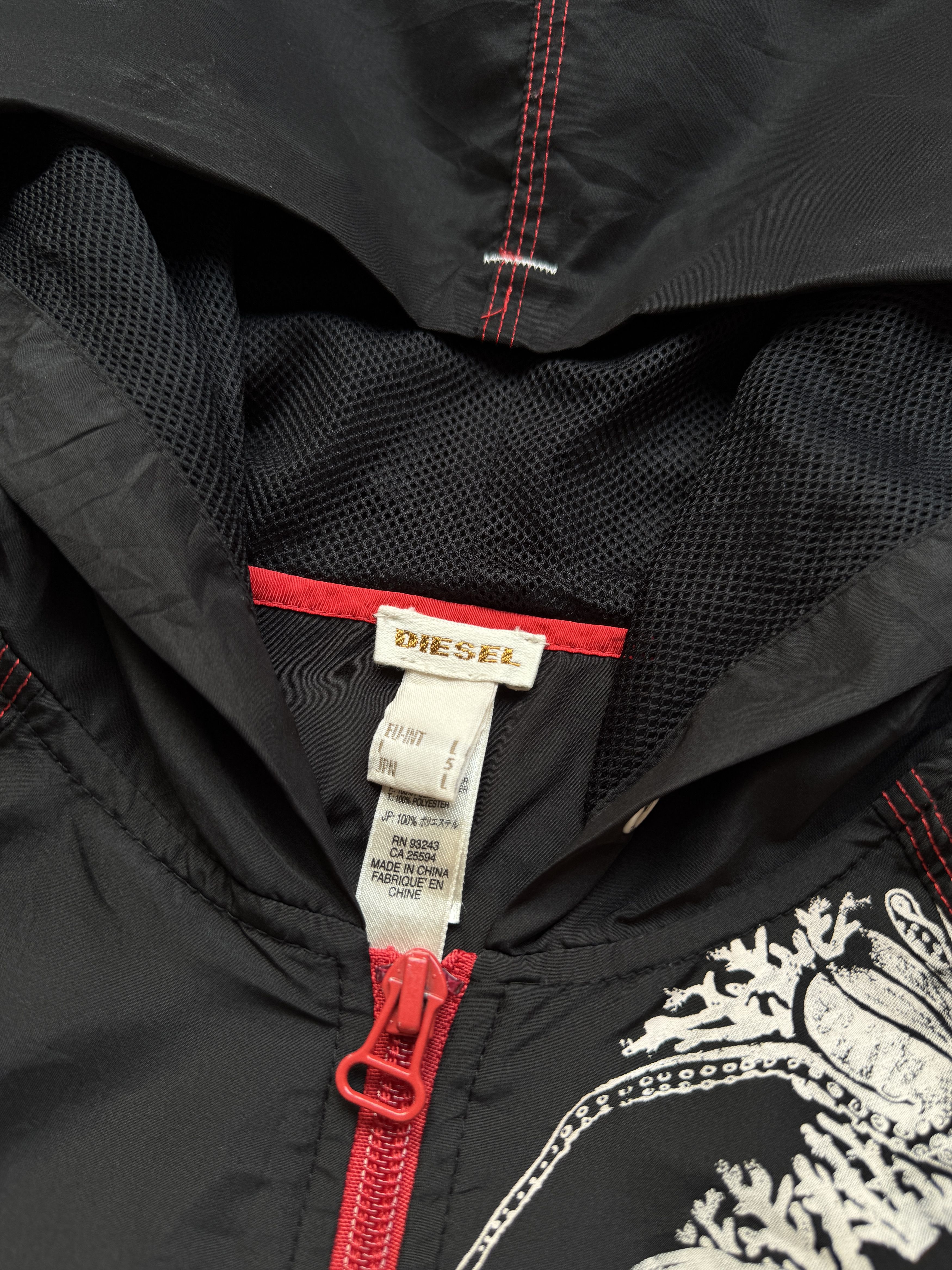 Diesel Diesel Graphic Hooded Jacket – Y2K Archive Size US L / EU 52-54 / 3 - 9 Thumbnail