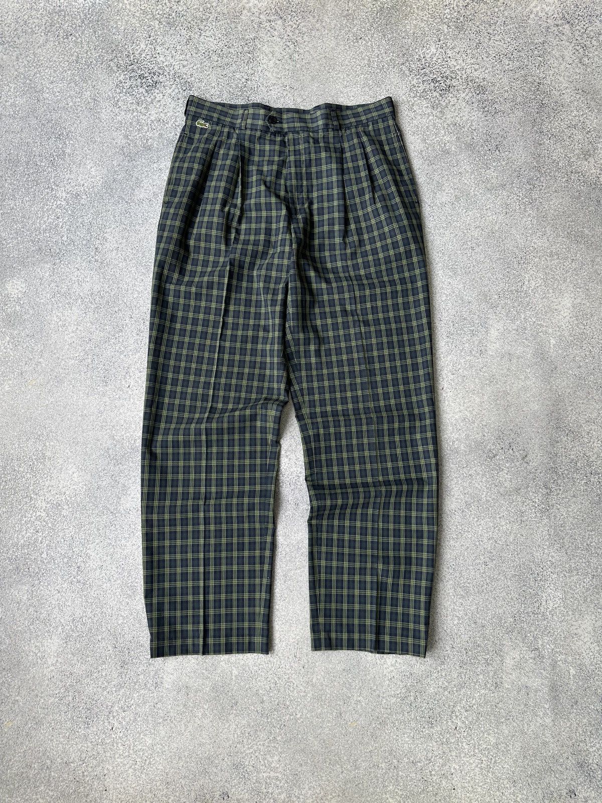 image of Lacoste Chemise Checkered Classic Dress Pants, Men's (Size 34)