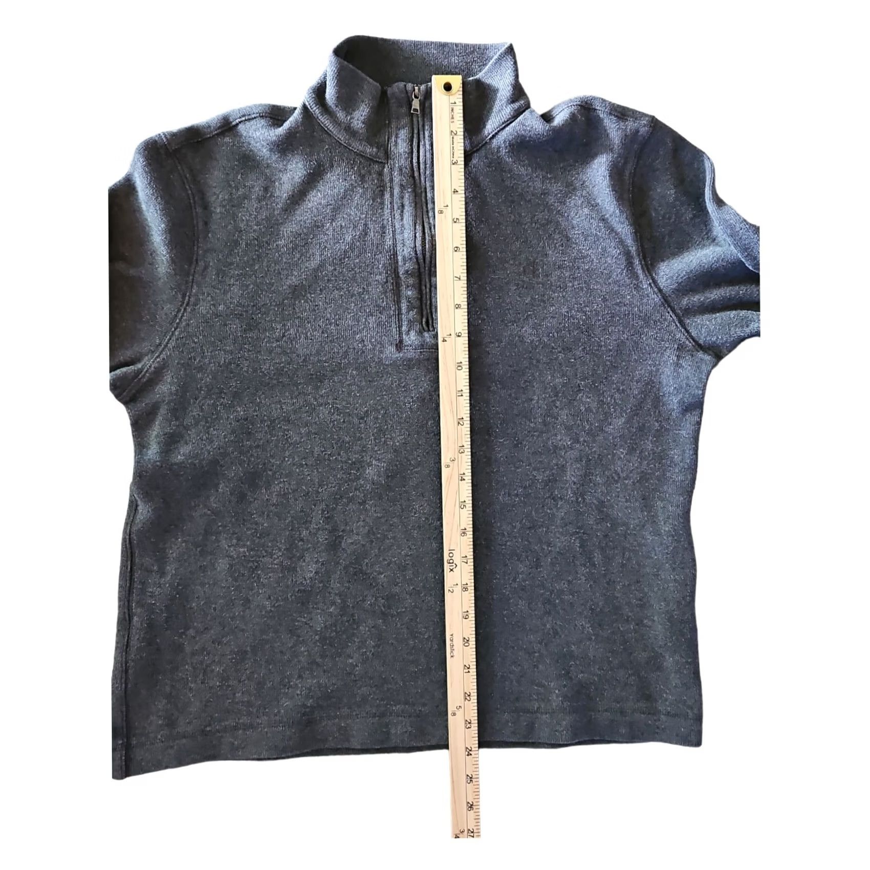 Calvin Klein Calvin Klein Gray Pullover Sweater - Mens Large Collared Size US L / EU 52-54 / 3 - 3 Thumbnail