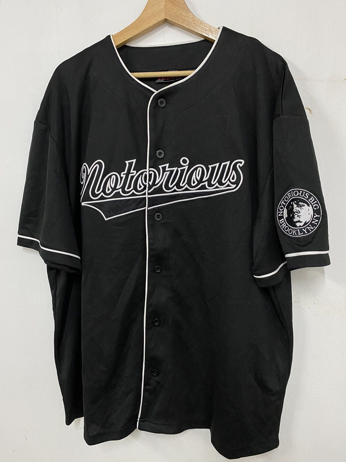 MLB Notorious Big Rap Tees NOTORIOUS BIG BROOKLYN NY BASEBALL JERSEY Grailed