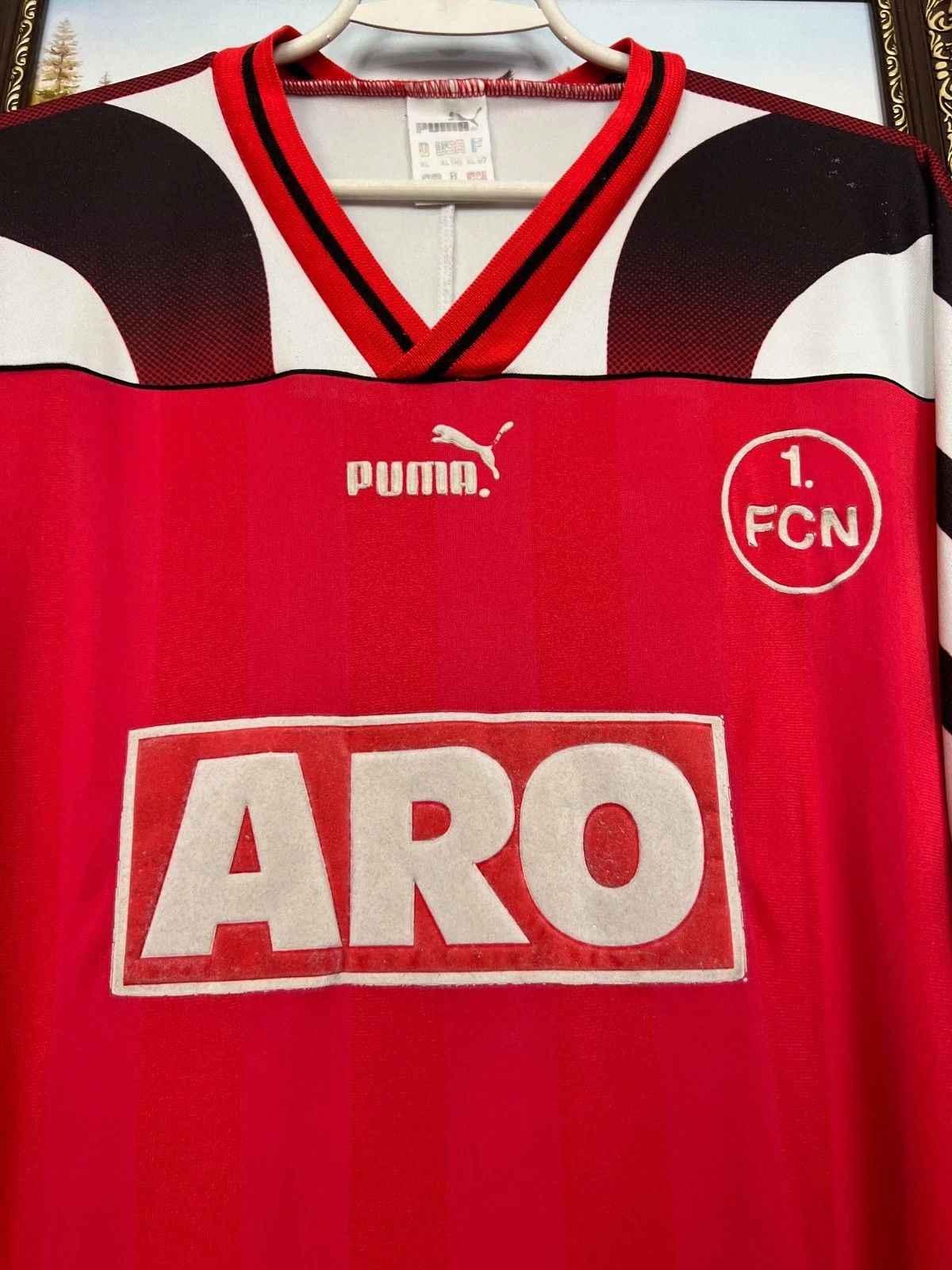 Puma Nurnberg football shirt 1995 Soccer Long Sleeve Jersey Size US XL / EU 56 / 4 - 3 Thumbnail