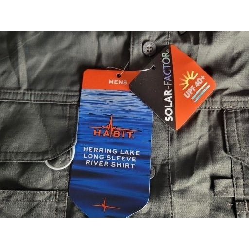 Other Habit Mens Belacoast River Guide Fishing Shirt Magnet XXL So Size US XXL / EU 58 / 5 - 6 Thumbnail