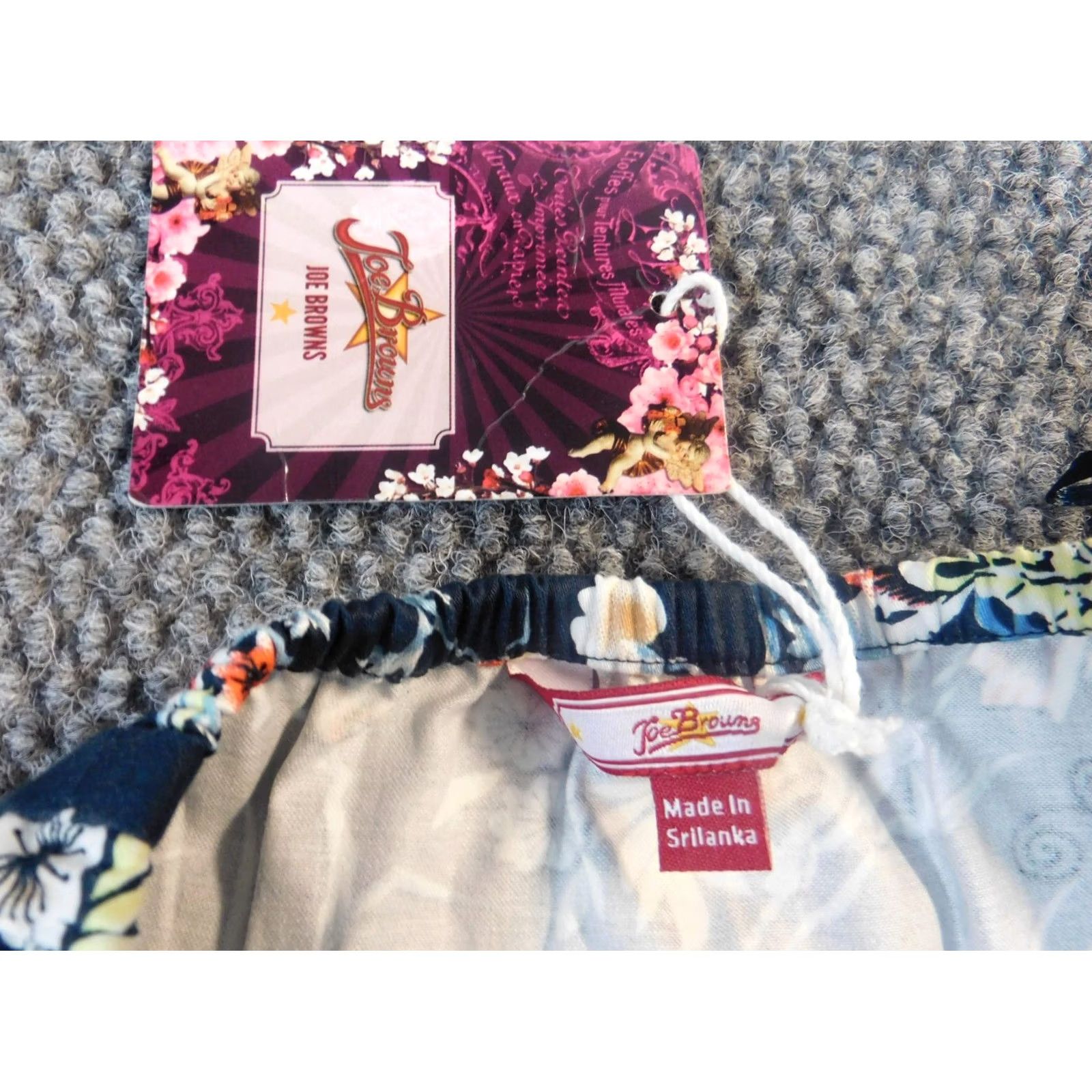 Joe Browns Joe Browns Dress Womens A-Line 10 Blue Floral Lined Sleeveless Mock Neck Puff Sleeve Knit Nylon Crochet Long Casual Designer Size L / US 10 / IT 46 - 6 Thumbnail