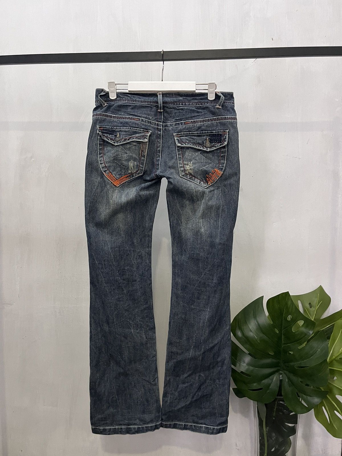 Japanese Brand Vtg bootcut denim jeans pants designer Size 32" / US 10 / IT 46 - 4 Thumbnail
