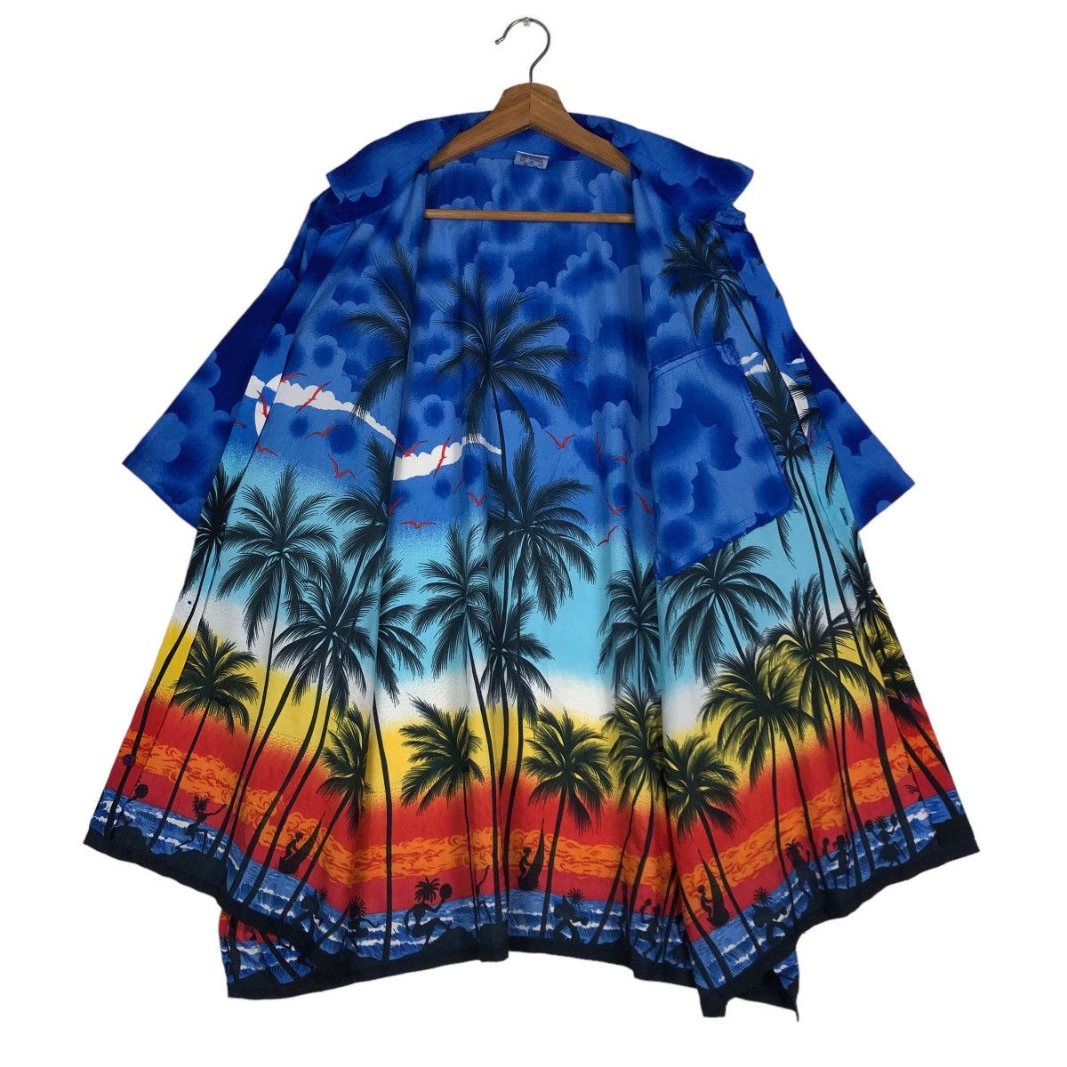 Japanese Brand Vintage Hawaii Shirt Button Over Print Rima Toyo Enterprise Size US XXL / EU 58 / 5 - 13 Thumbnail