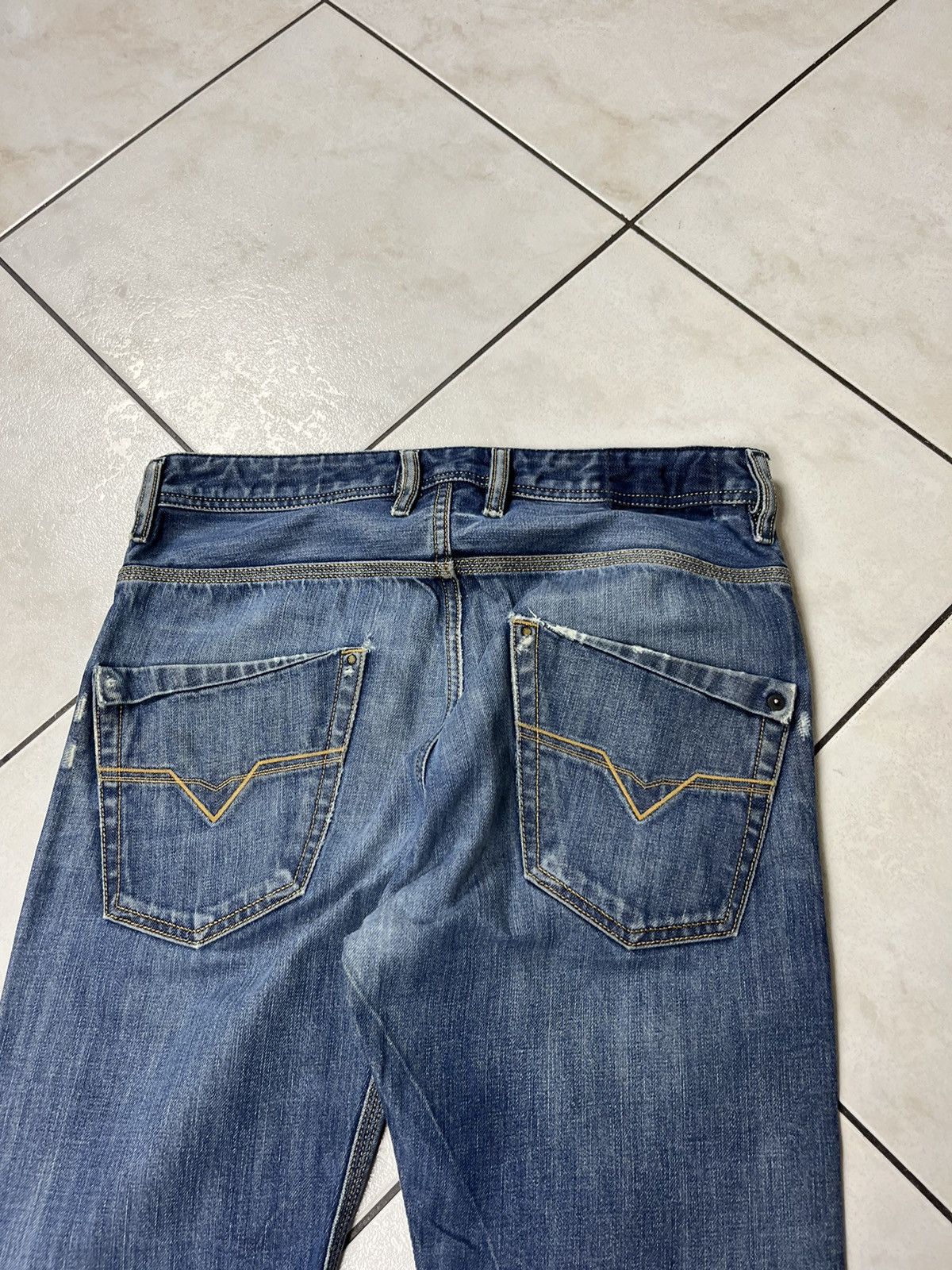 Diesel × Vintage Vintage Diesel krooley y2k distressed denim jeans pants Size US 30 / EU 46 - 13 Thumbnail