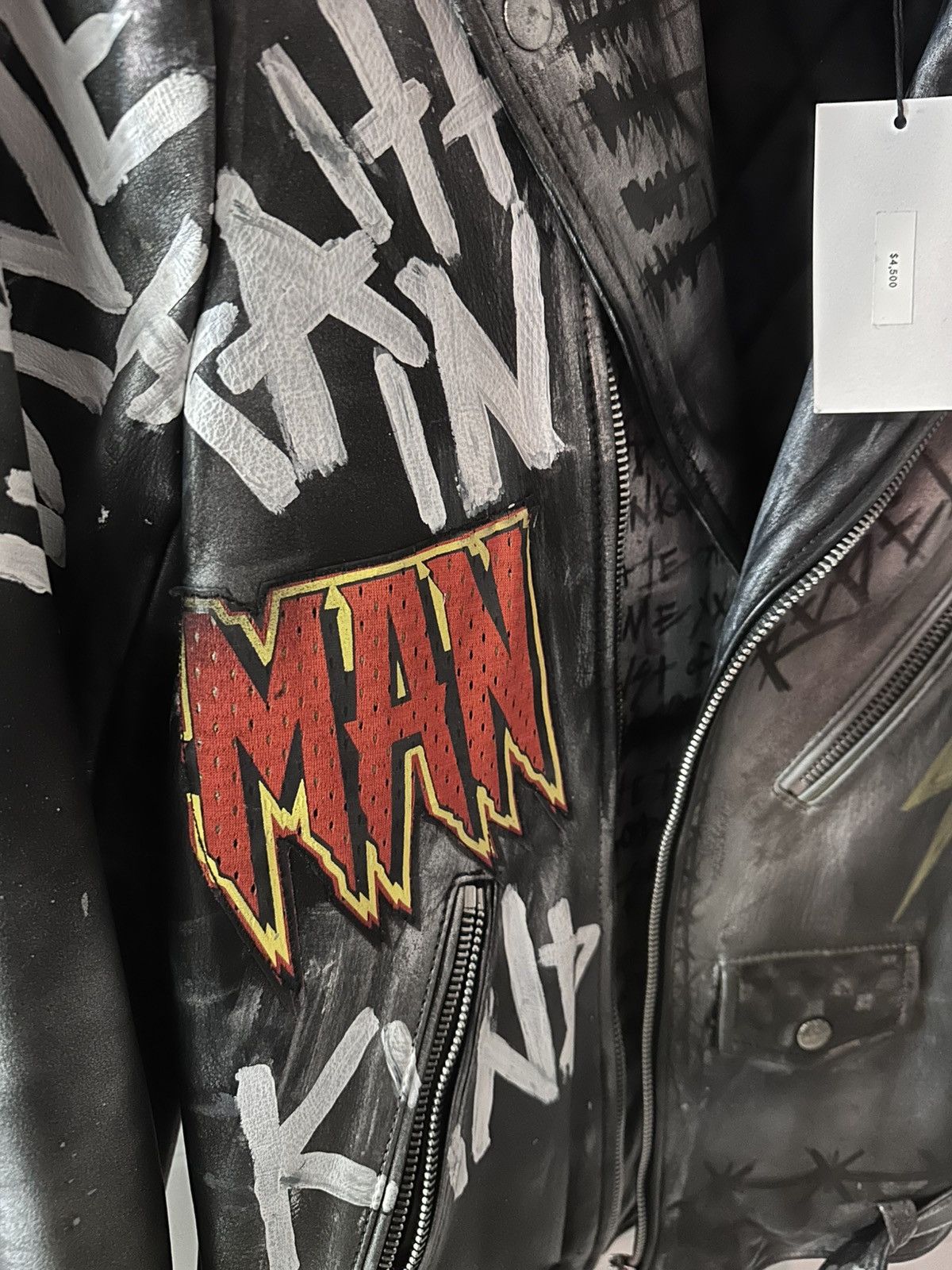 Faith Connexion Dust of Gods x Faith Connexion X MattewHyte Leather Jacket Size US M / EU 48-50 / 2 - 6 Thumbnail