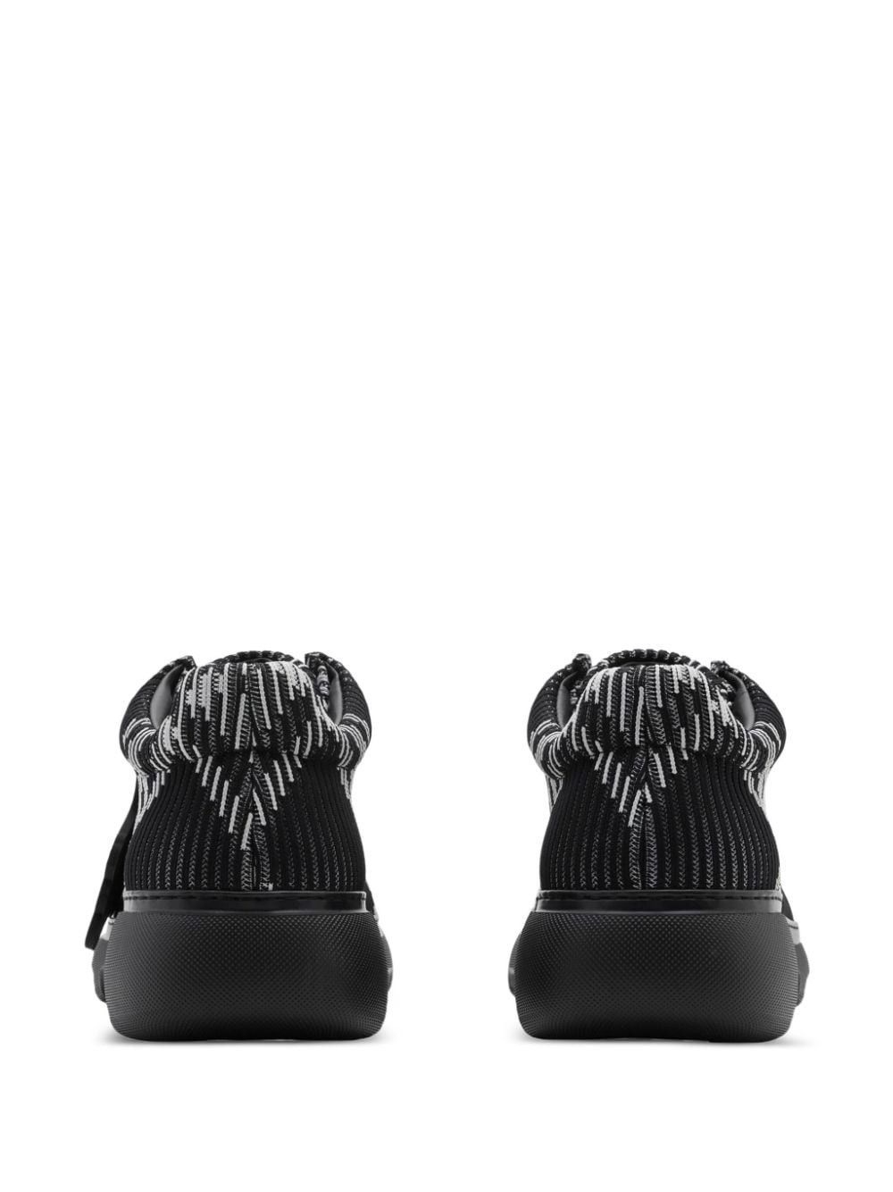 Burberry o1w1db10125 Check Woven Creeper Shoes in Black/White Size US 8.5 / EU 41-42 - 3 Thumbnail