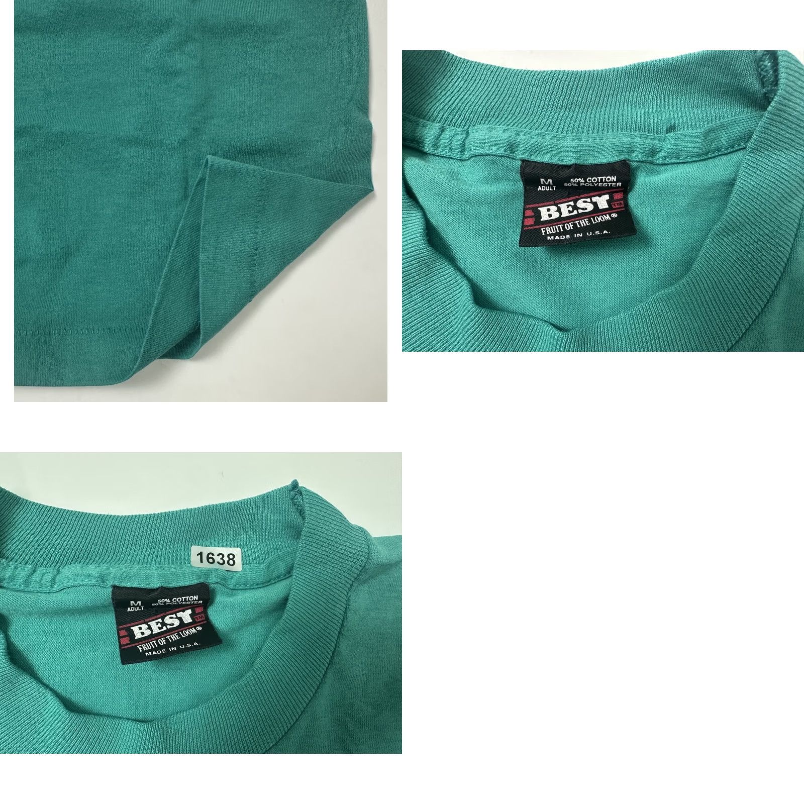 Fruit Of The Loom VINTAGE Gatlinburg T-Shirt M Fruit of the Loom Unisex Adults Cotton Polyester Teal Green 90s 90s Shirt Casual Hipster Grunge Size US M / EU 48-50 / 2 - 9 Thumbnail