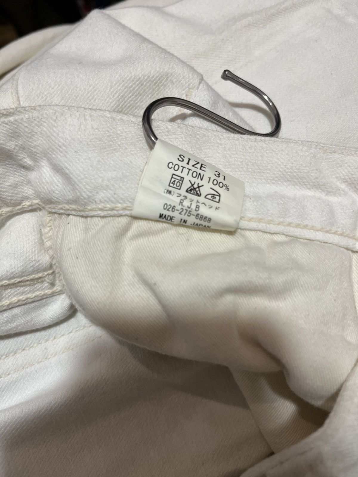 Real Japan Blues Real Japan Blues Flat Head White Selvedge Denim Size US 30 / EU 46 - 9 Thumbnail