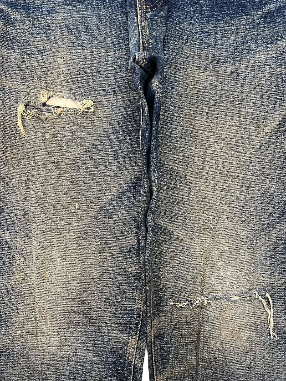Japanese Brand Vintage Japanese Brand Sick Mud Wash Distressed Loose Jeans Size US 31 - 5 Thumbnail