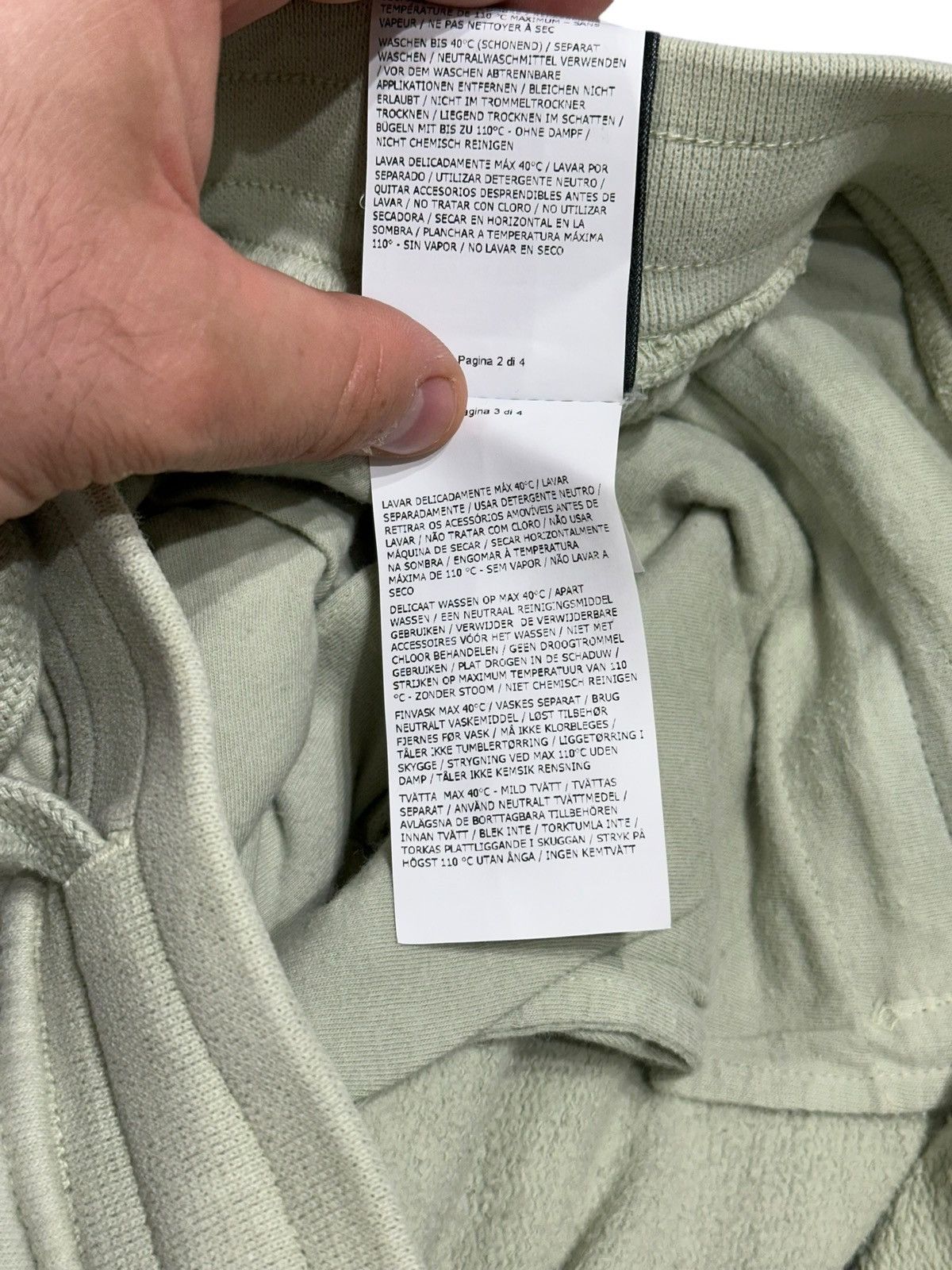 Stone Island Stone Island Sweatpants Mint Green Size S Size US 30 / EU 46 - 11 Thumbnail