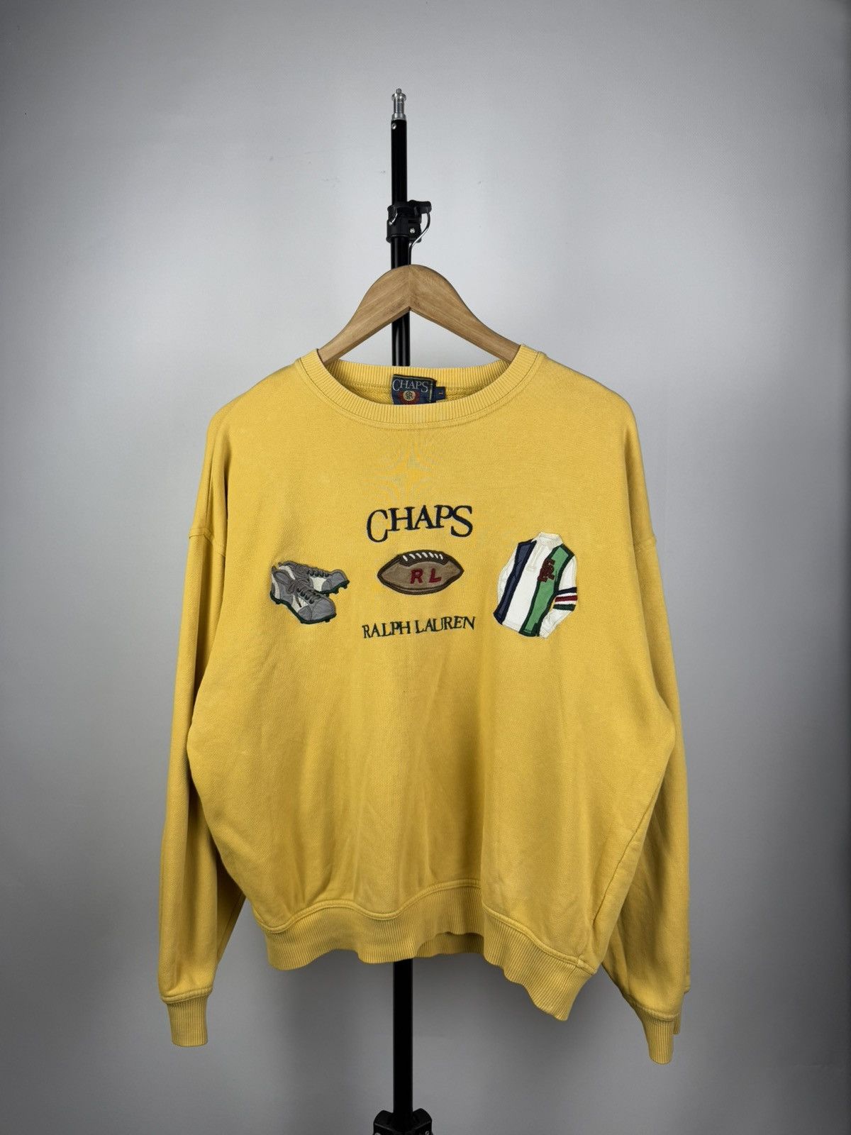 Chaps Ralph Lauren × Vintage Chaps Ralph Lauren Sweatshirt rare vintage 90s Size US M / EU 48-50 / 2 - 1 Thumbnail