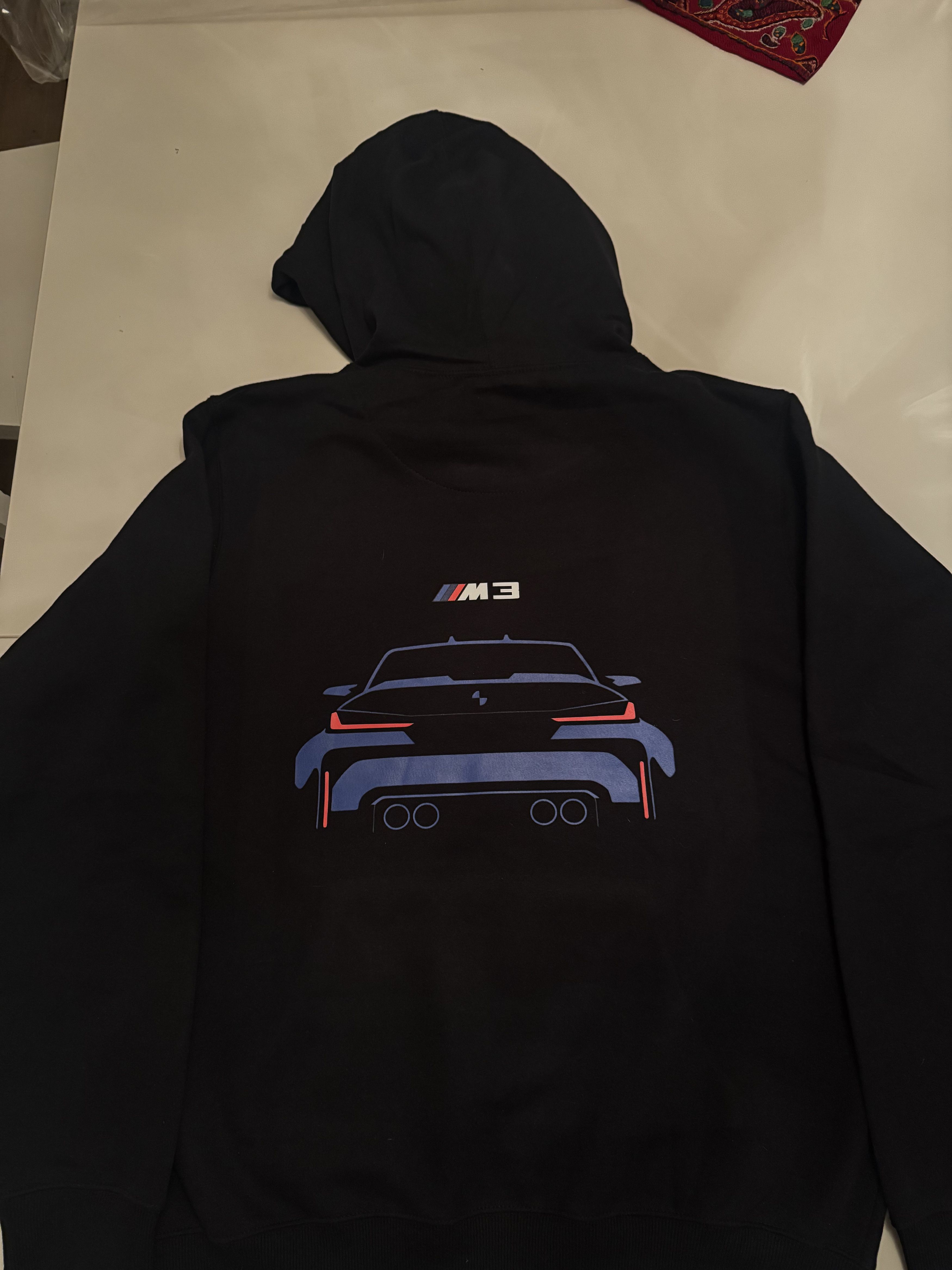 BMW BMW G80 M3 Car Design Black Hoodie Size US XL / EU 56 / 4 - 3 Thumbnail