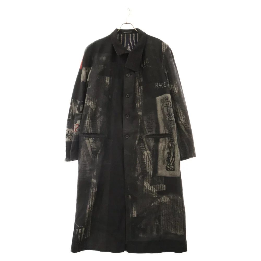 Yohji Yamamoto Yohji Yamamoto POUR HOMME 23SS Graphic Print Coat Size US L / EU 52-54 / 3 - 1 Thumbnail