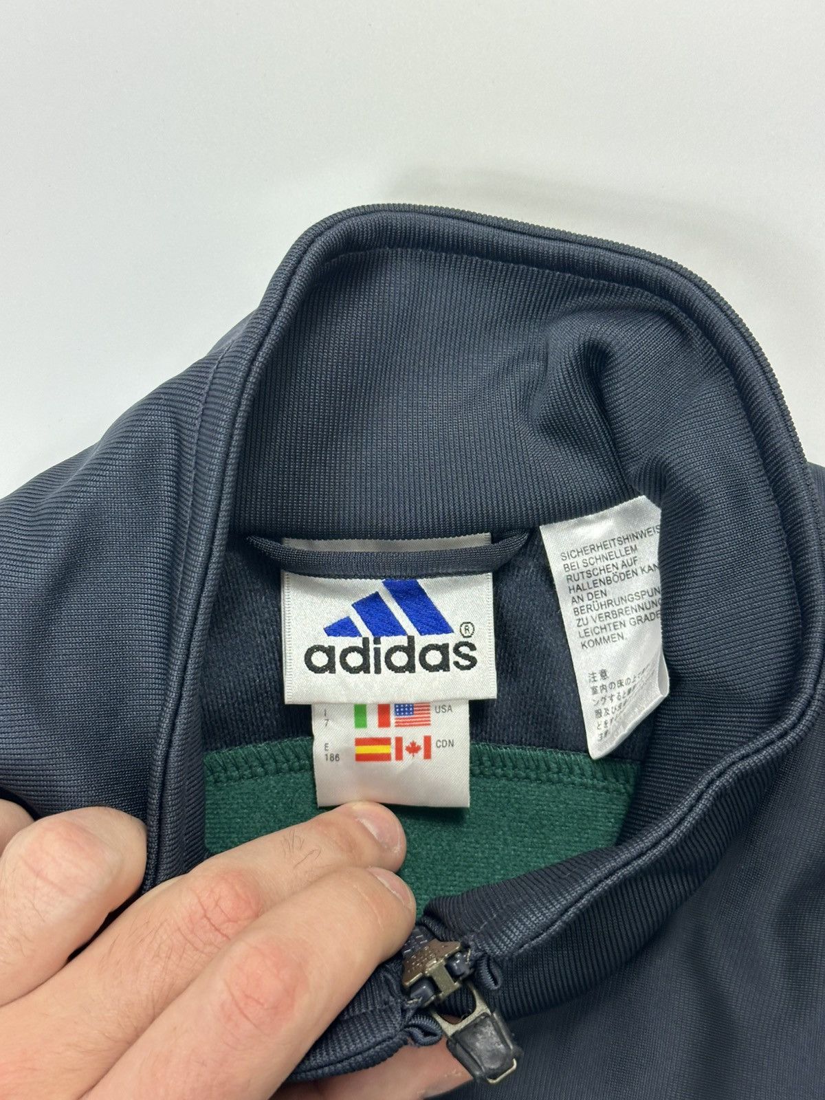 Adidas Vintage FC St.Gallen Zip Adidas Jersey Soccer Jacket Size US L / EU 52-54 / 3 - 8 Thumbnail